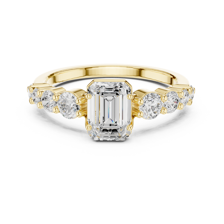 Elegant tennis bracelet featuring uniform diamond pattern.