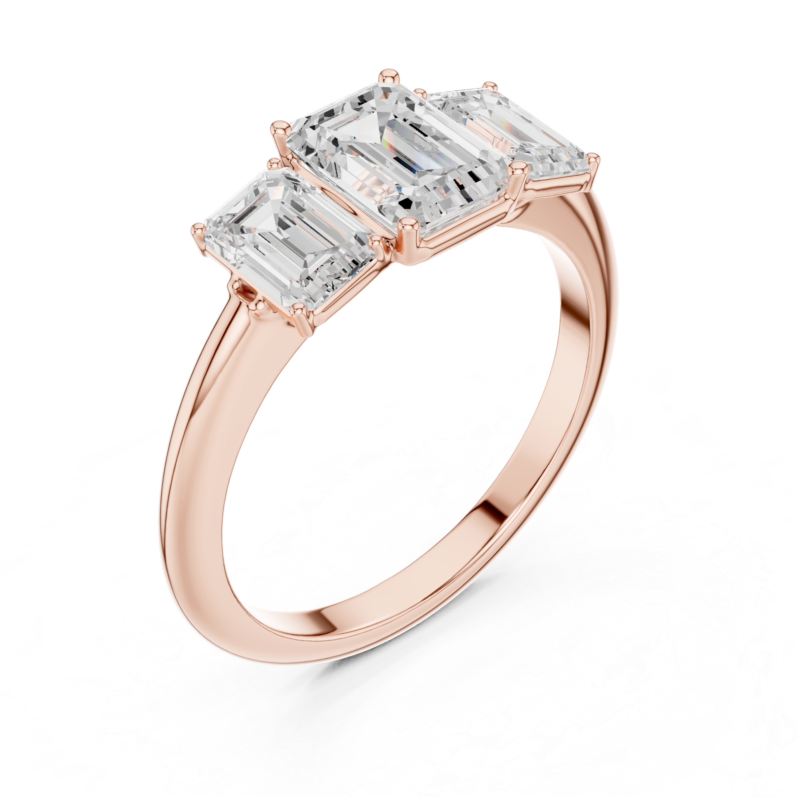 Stylish marquise diamond ring with elongated shape and delicate prong setting.