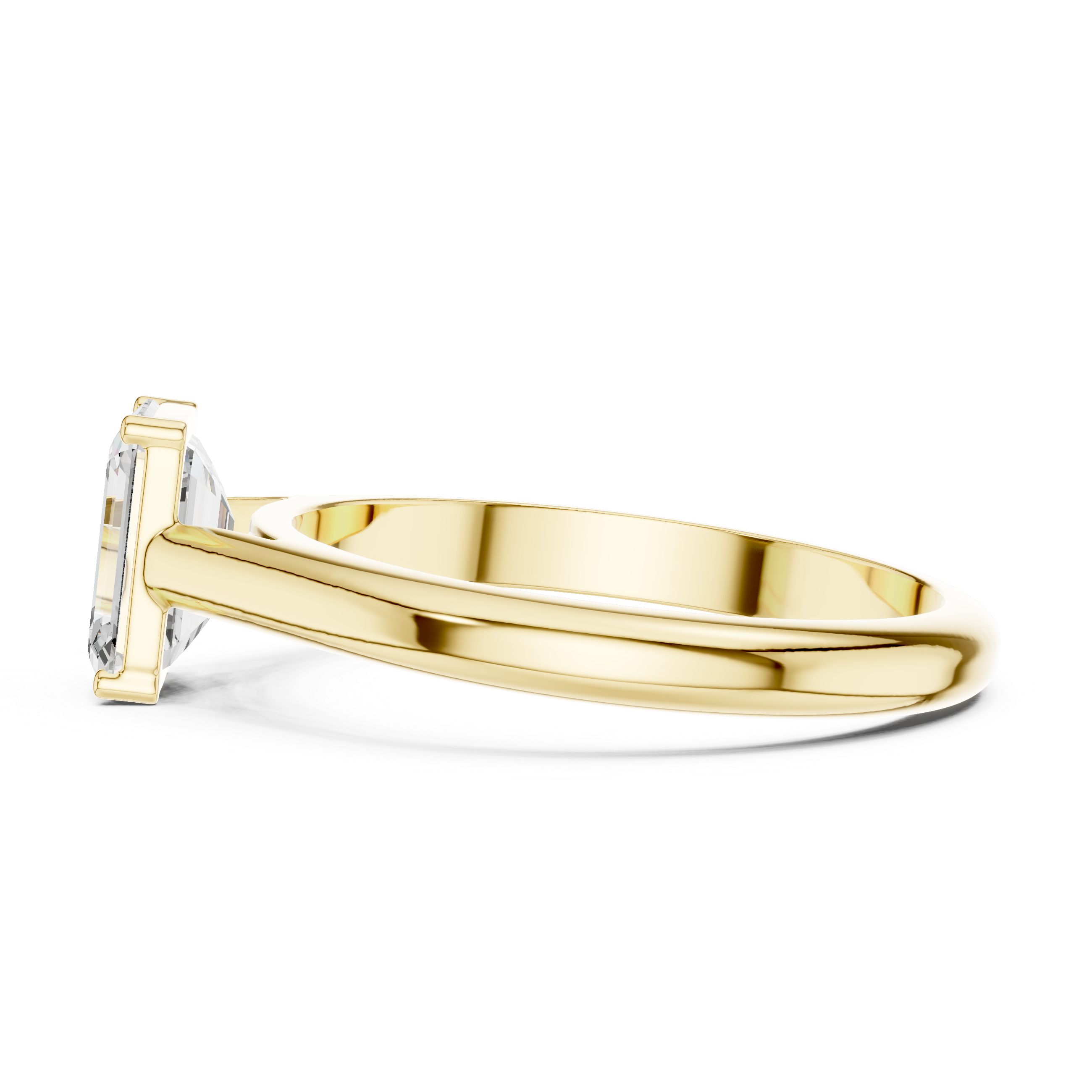 Minimalist gold anklet featuring sleek thin chain structure.