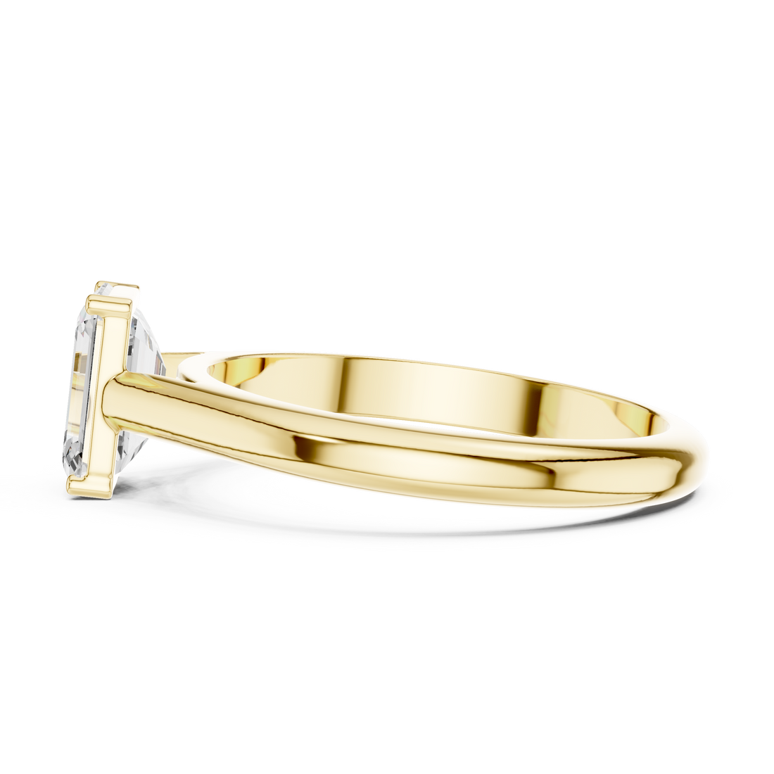 Minimalist gold anklet featuring sleek thin chain structure.