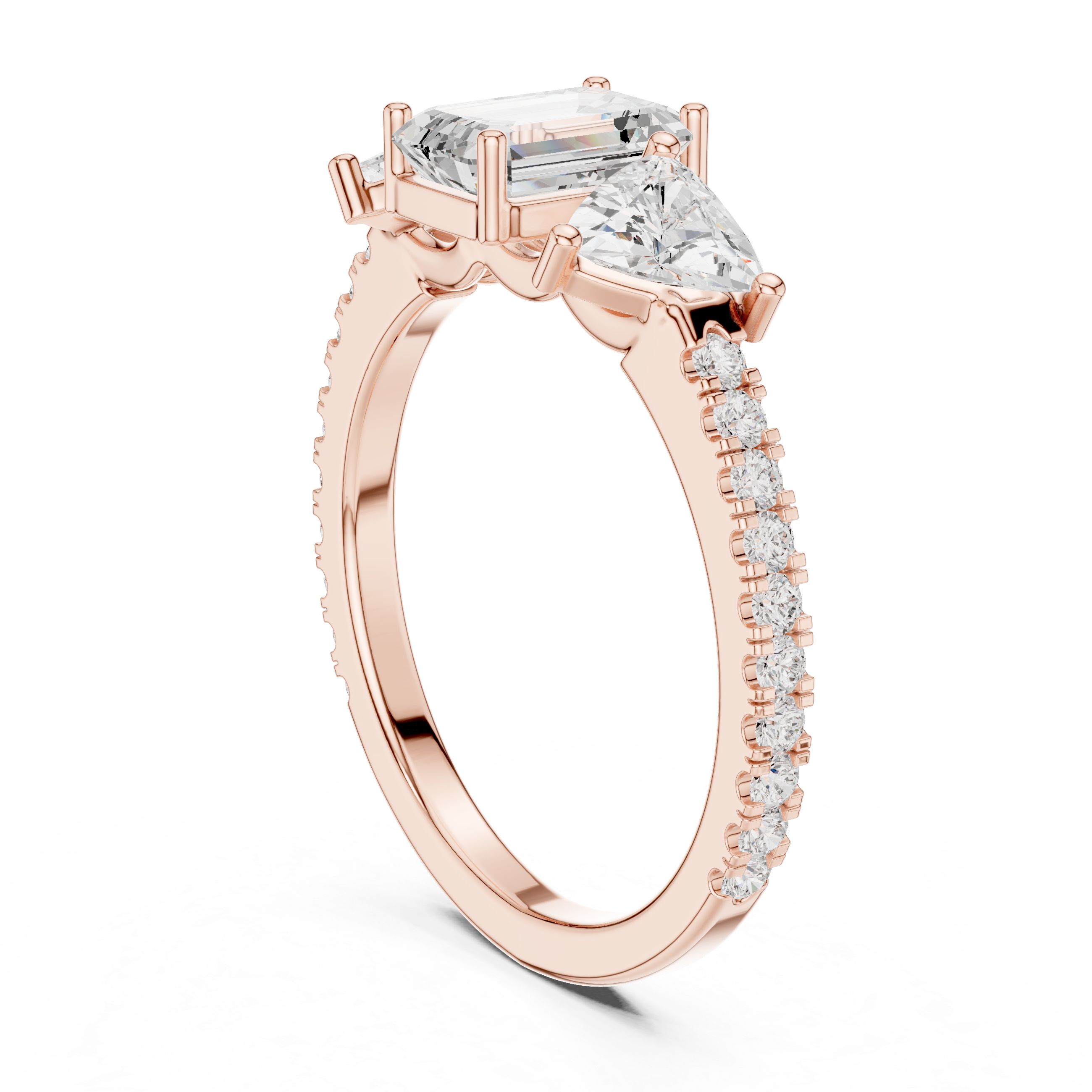 Traditional gold toe ring featuring engraved floral patterns.