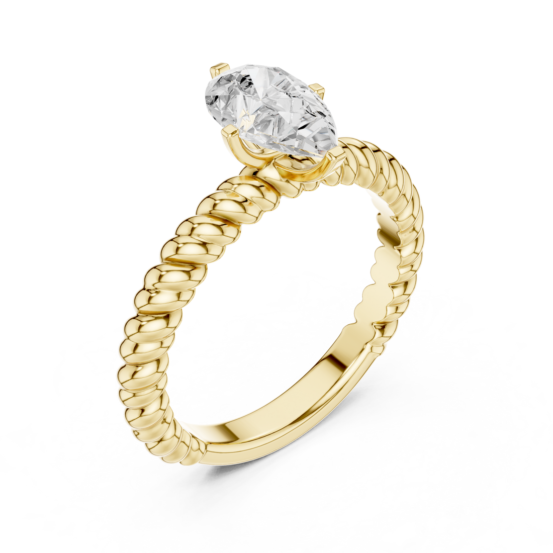 Stylish engagement jewellery set featuring modern elegant design.