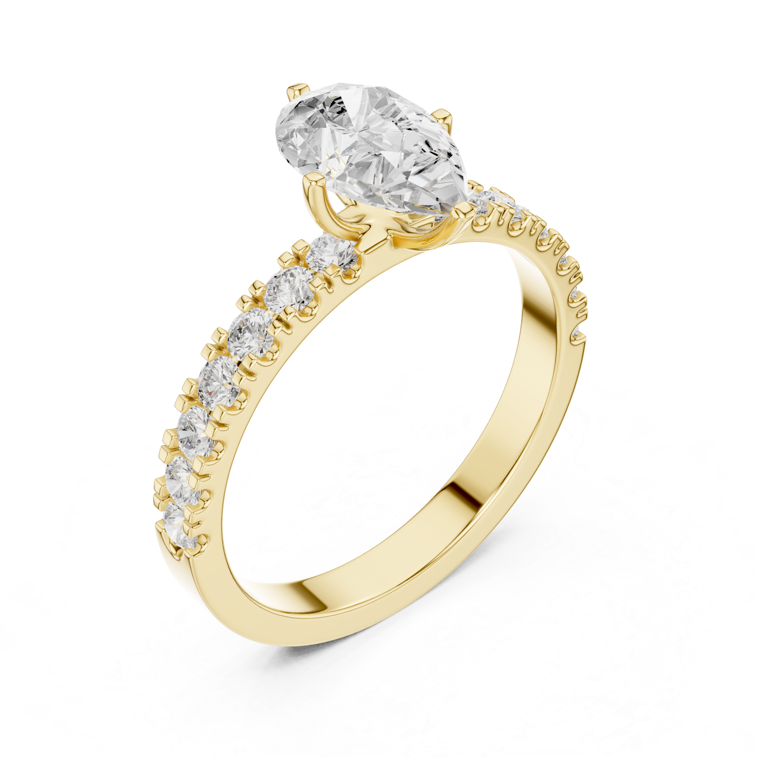 Luxury celebration ring featuring decorative gemstone centerpiece.