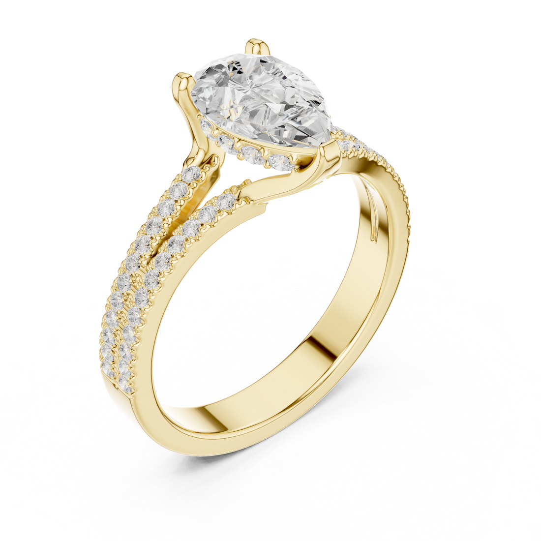 Luxury diamond nose ring with intricate detailing and sparkle.