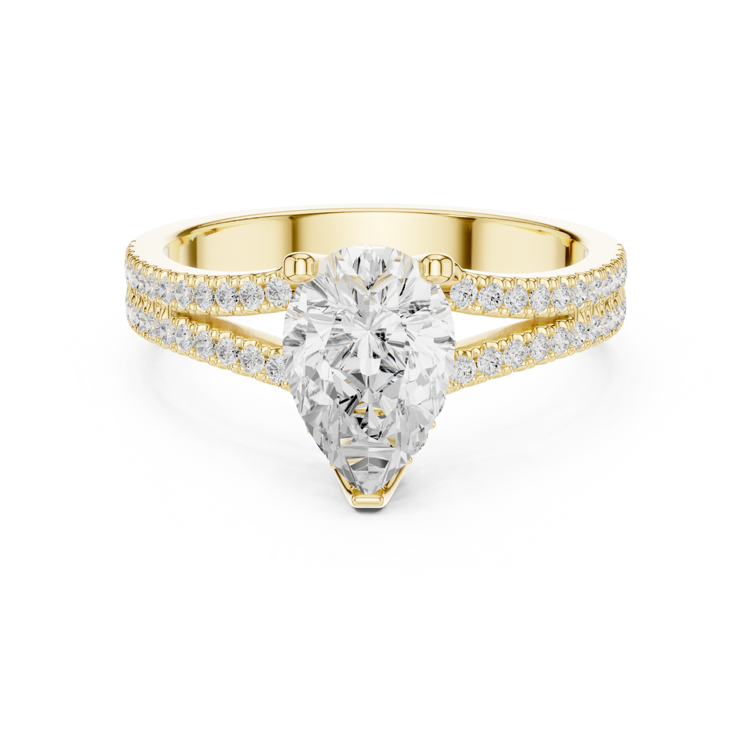 Luxury diamond anklet featuring sparkling stones in continuous row.