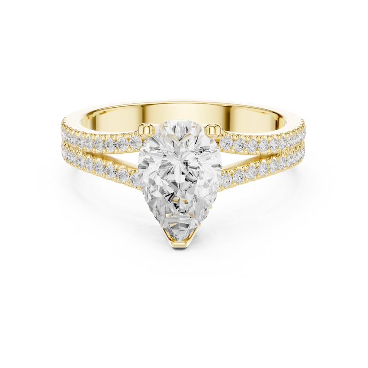 Luxury diamond anklet featuring sparkling stones in continuous row.