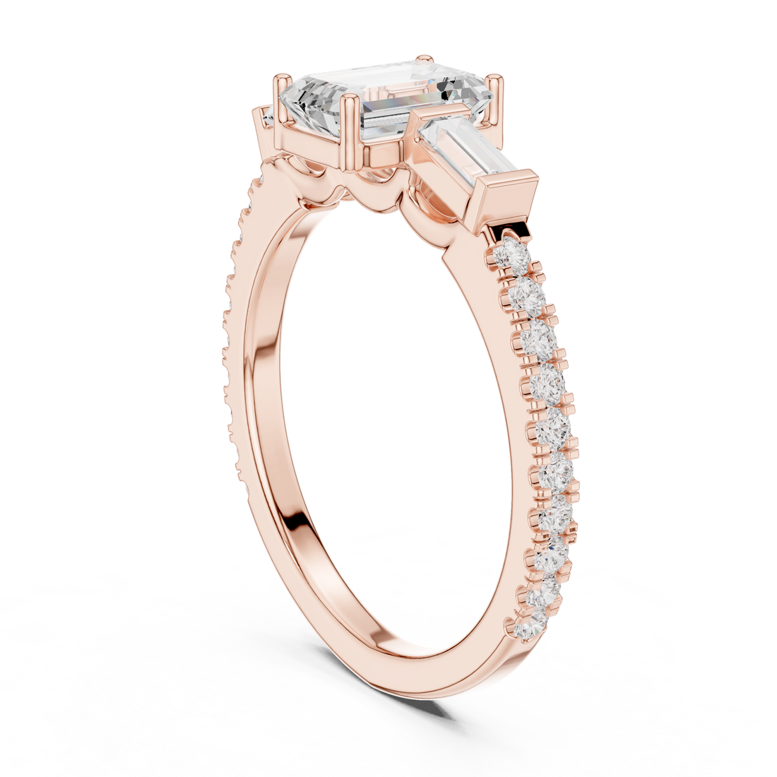 Traditional gold toe ring featuring engraved floral patterns.