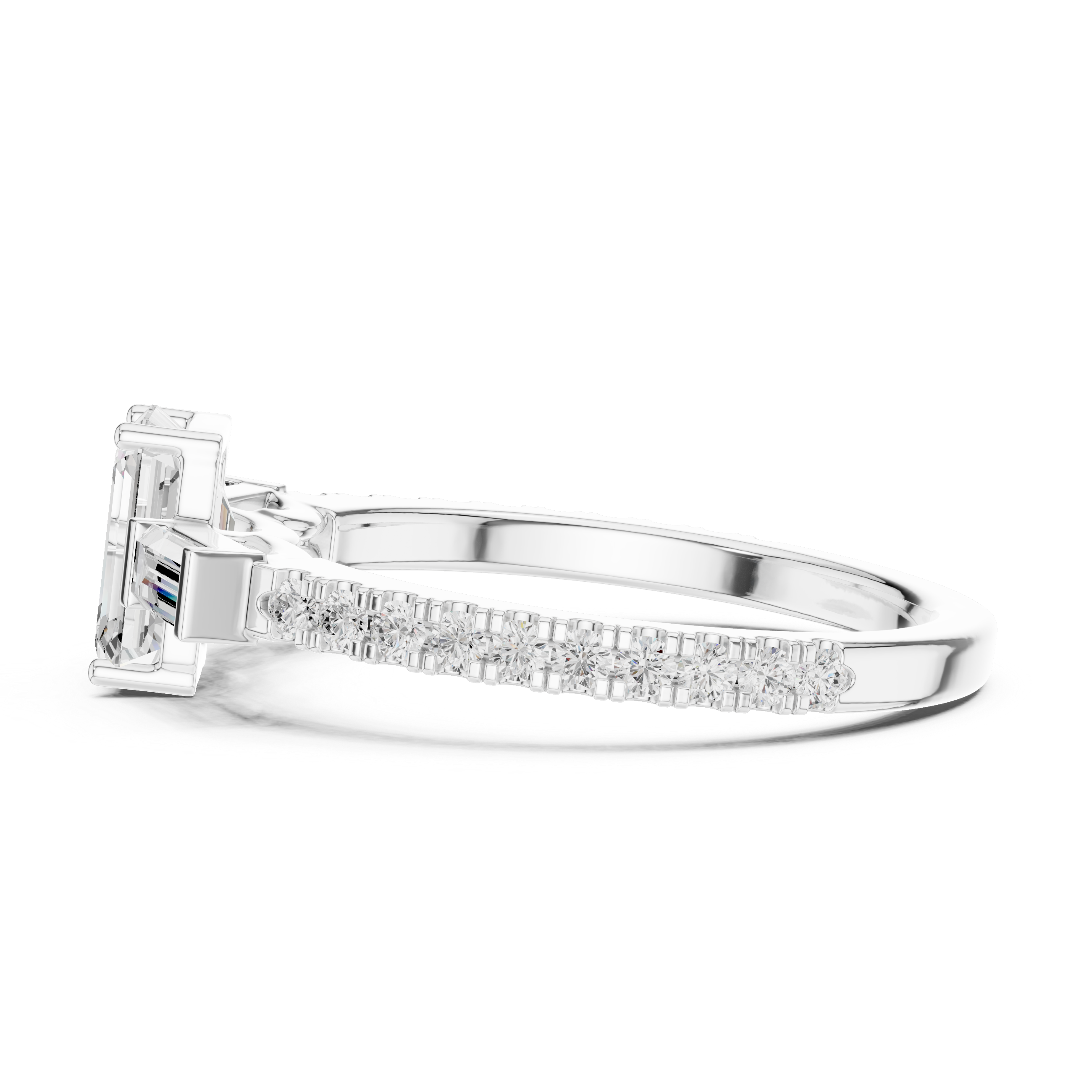 Luxury diamond brooch featuring intricate symmetrical pattern.