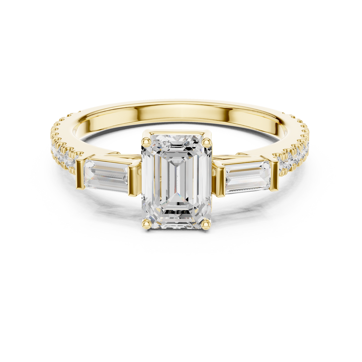 Classic men's signet ring featuring engraved crest design.