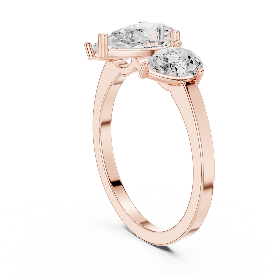Minimalist men's band featuring smooth polished gold surface.
