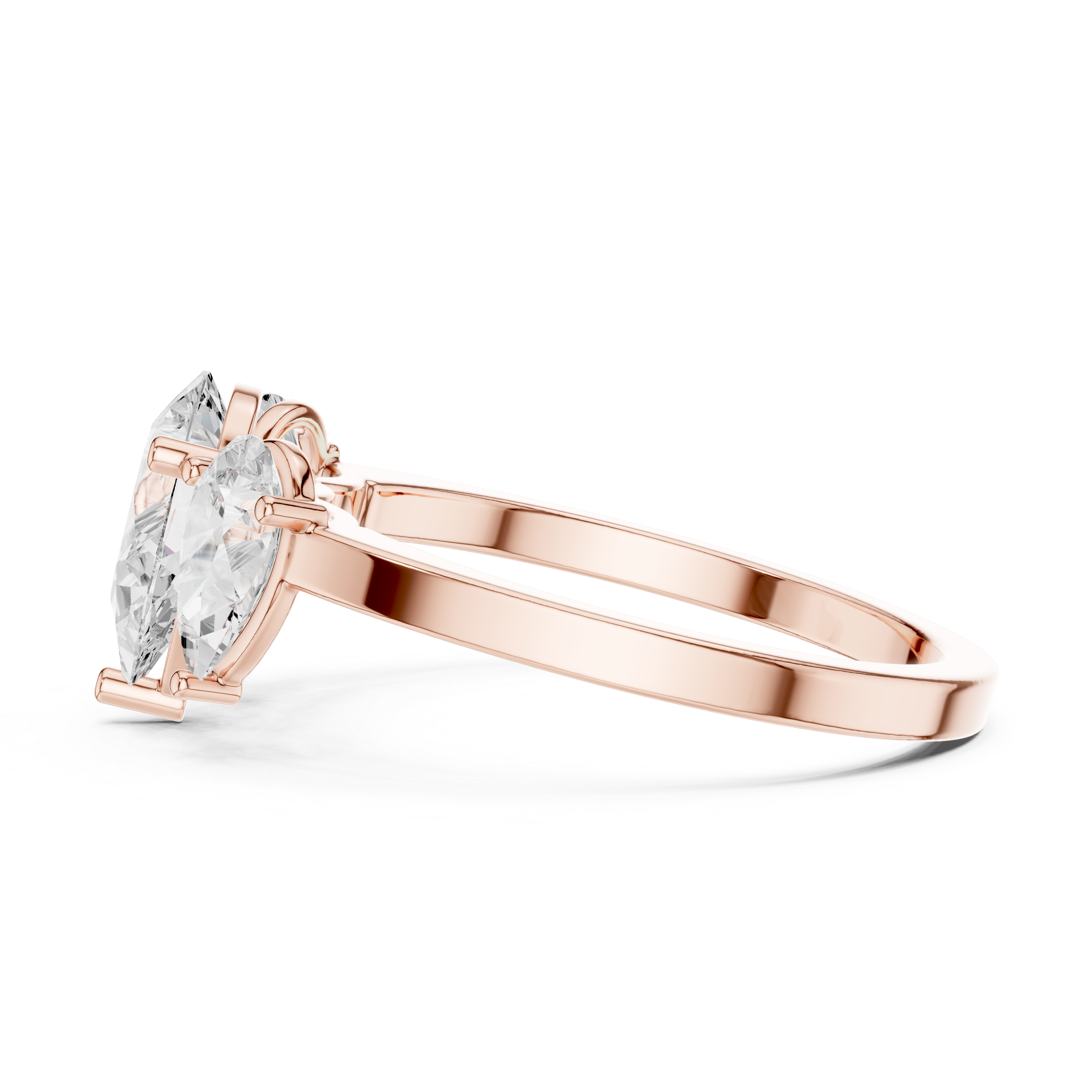 Designer baby ring featuring adjustable band and smooth edges.