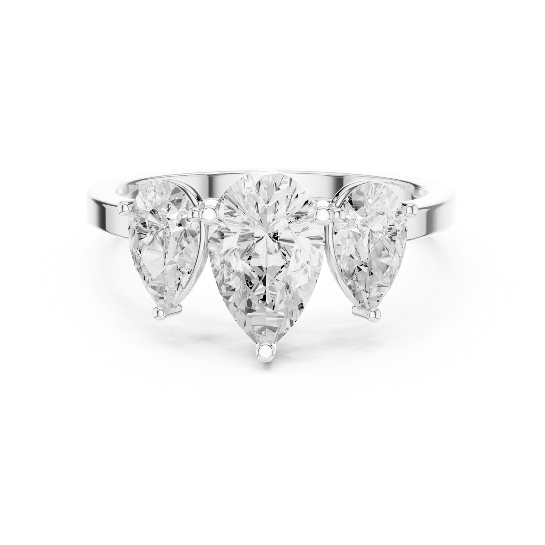 Classic halo cocktail ring featuring large central gemstone.