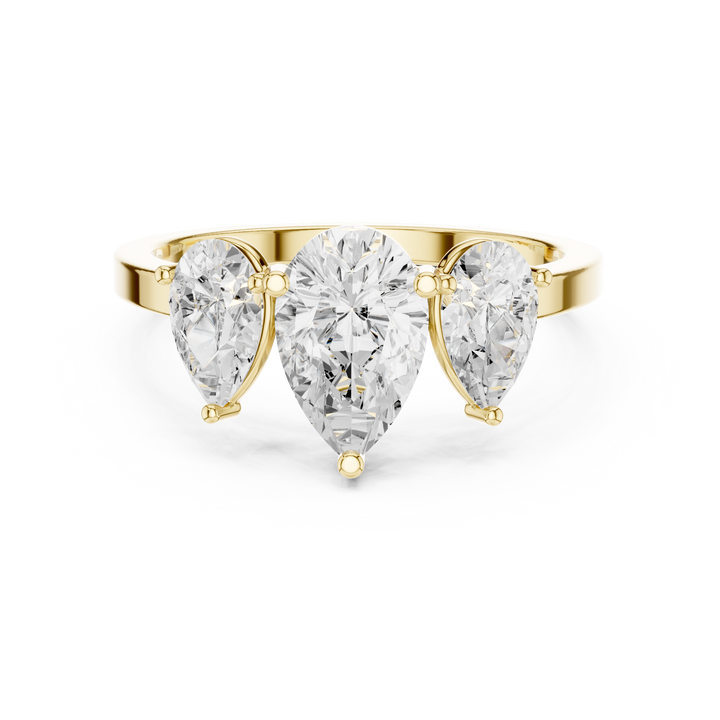 Modern open ring featuring adjustable dual-end design.