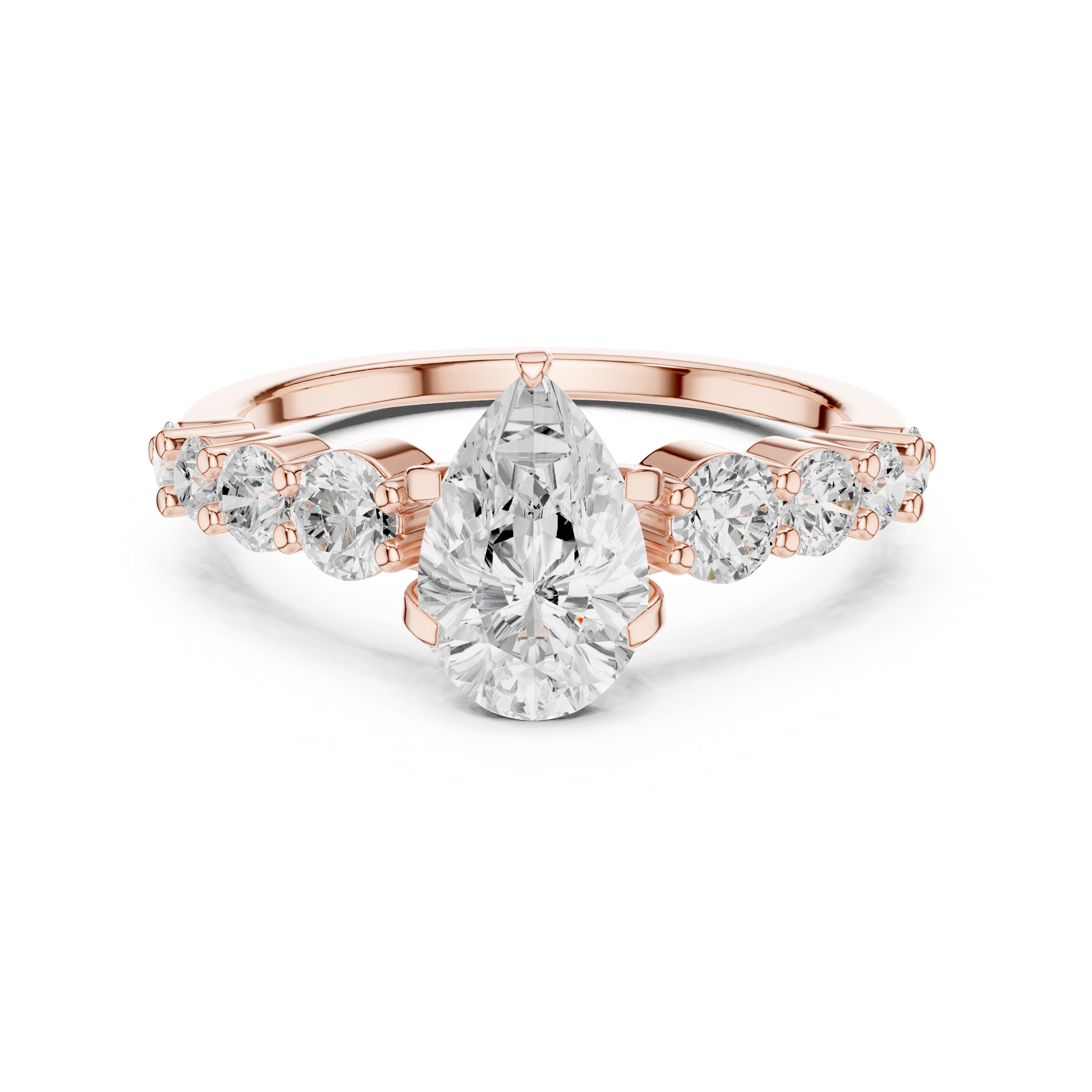 Luxury designer ring featuring artistic sculptural appearance.