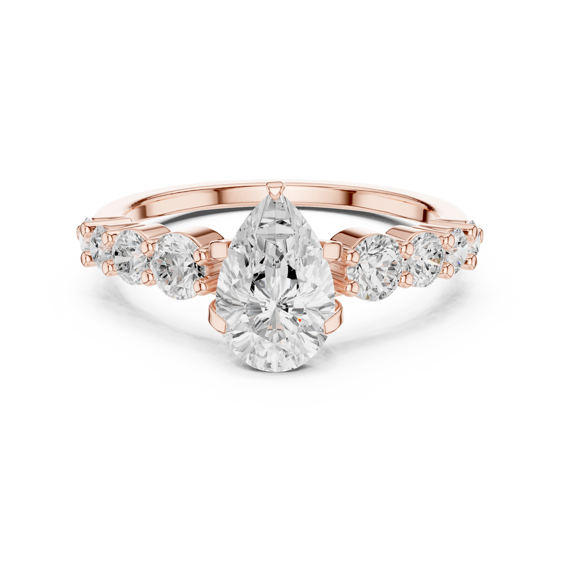 Luxury designer ring featuring artistic sculptural appearance.