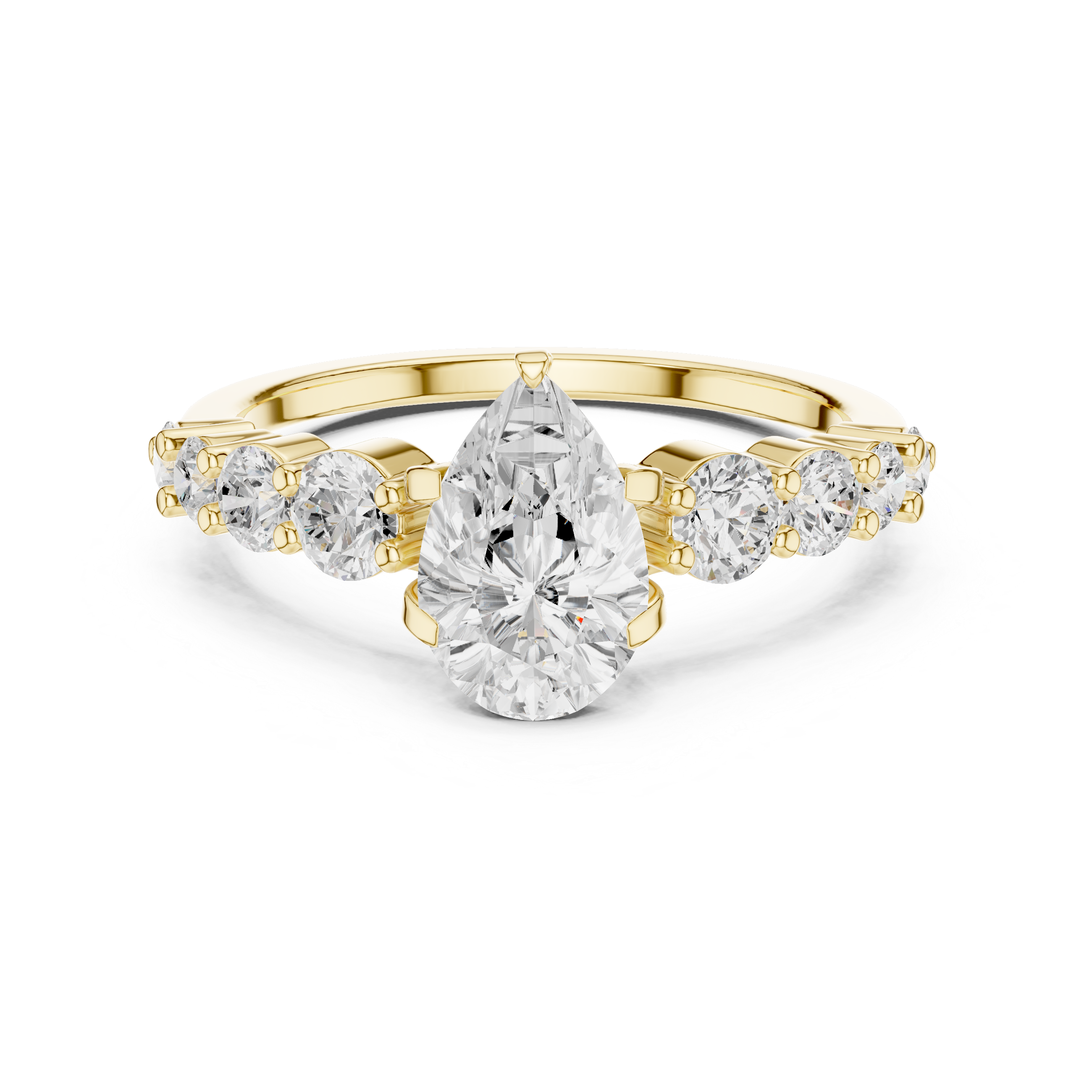 Elegant tennis bracelet featuring uniform diamond pattern.