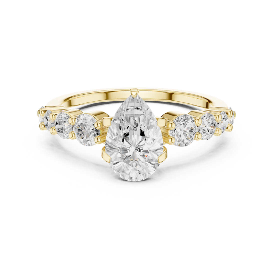 Elegant tennis bracelet featuring uniform diamond pattern.