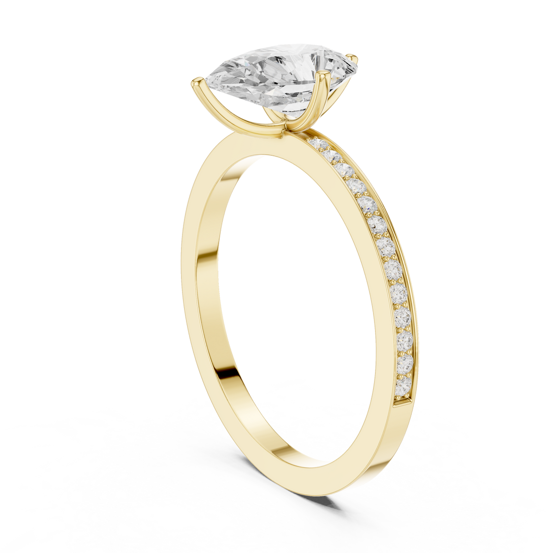 Classic wedding jewellery set featuring matching gold accessories.