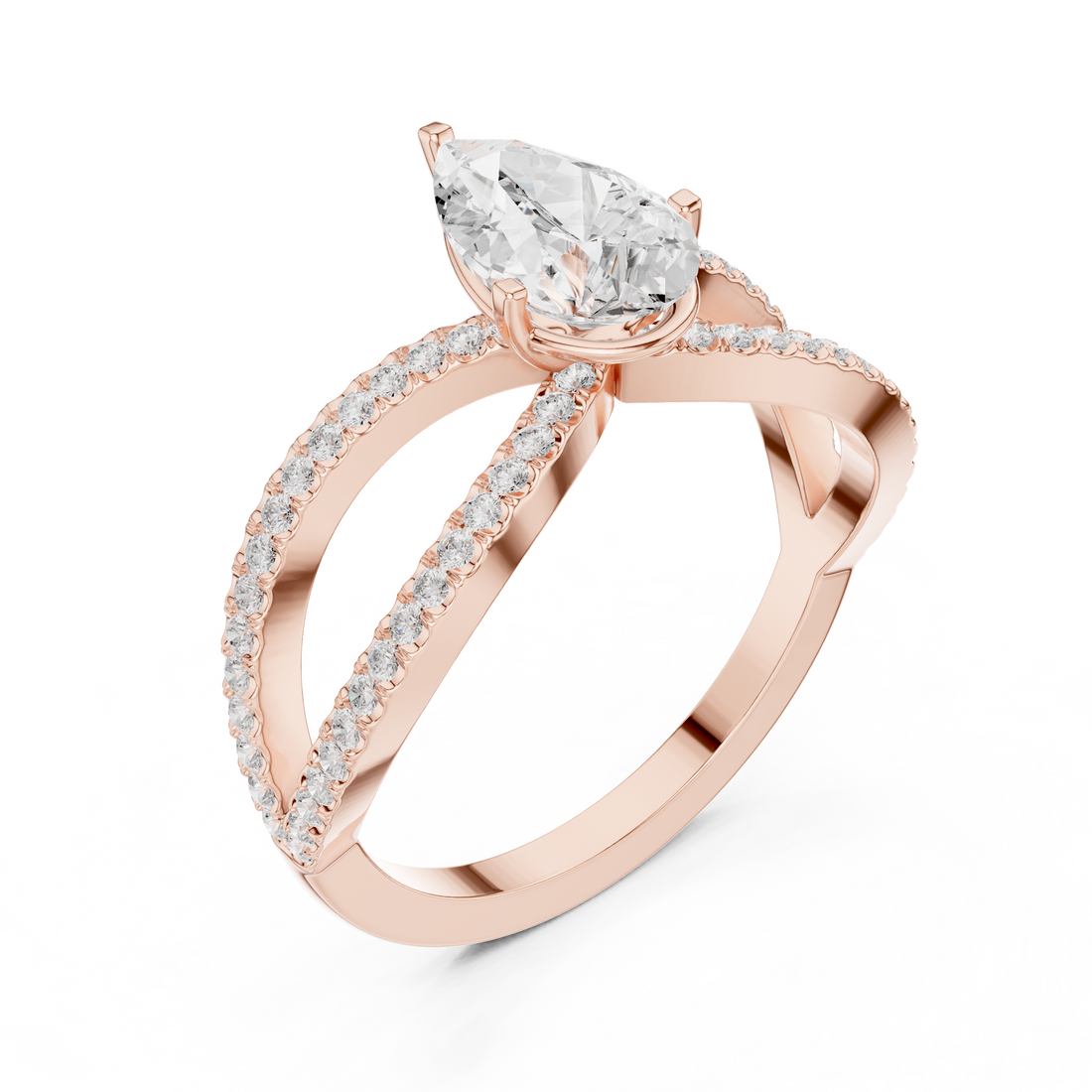 Elegant stackable ring set featuring multiple slim bands.