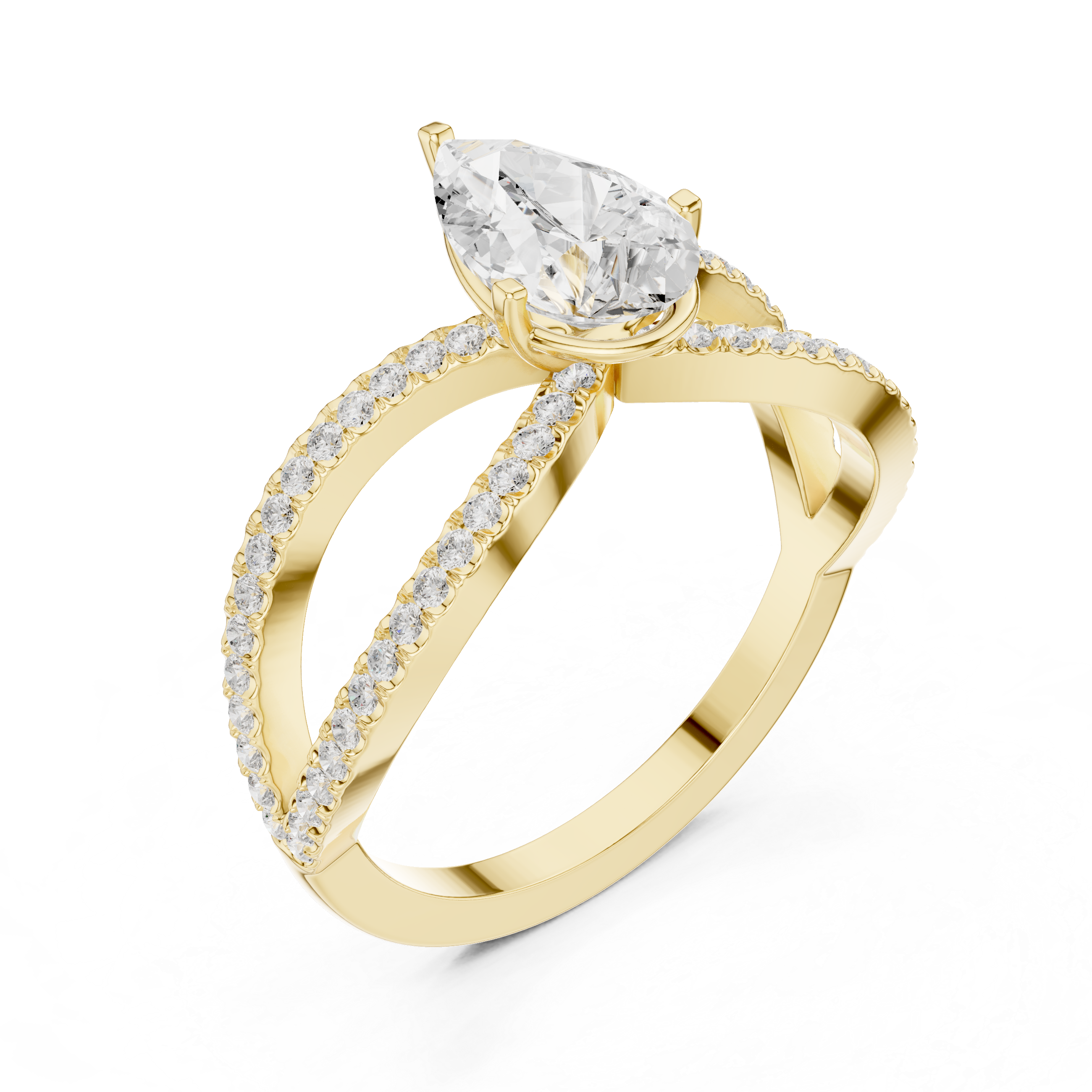 Luxury celebration ring featuring decorative gemstone centerpiece.