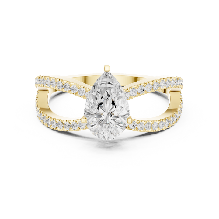 Luxury diamond stud earrings featuring brilliant-cut stones.