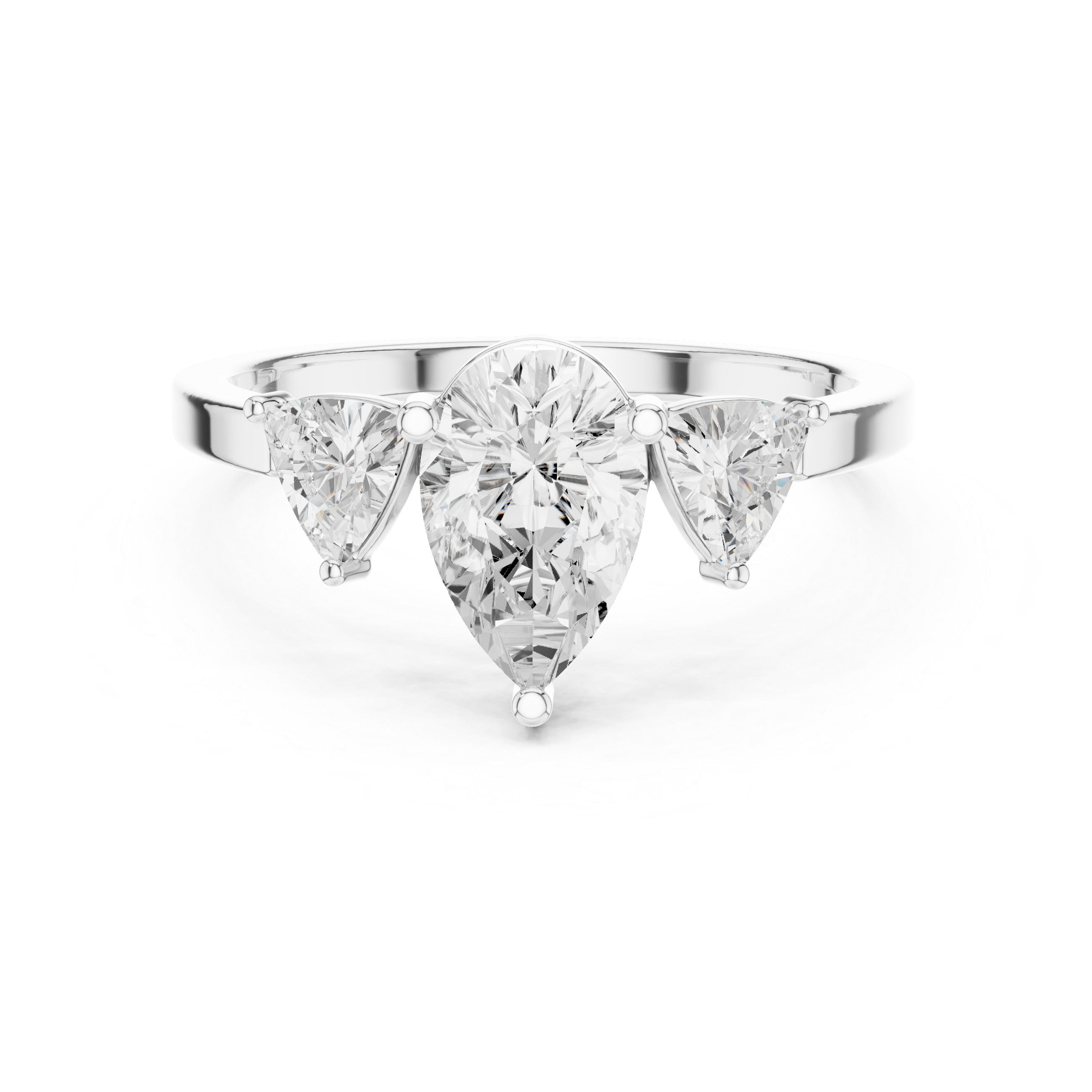 Stylish knot design ring symbolizing love and unity with polished finish.
