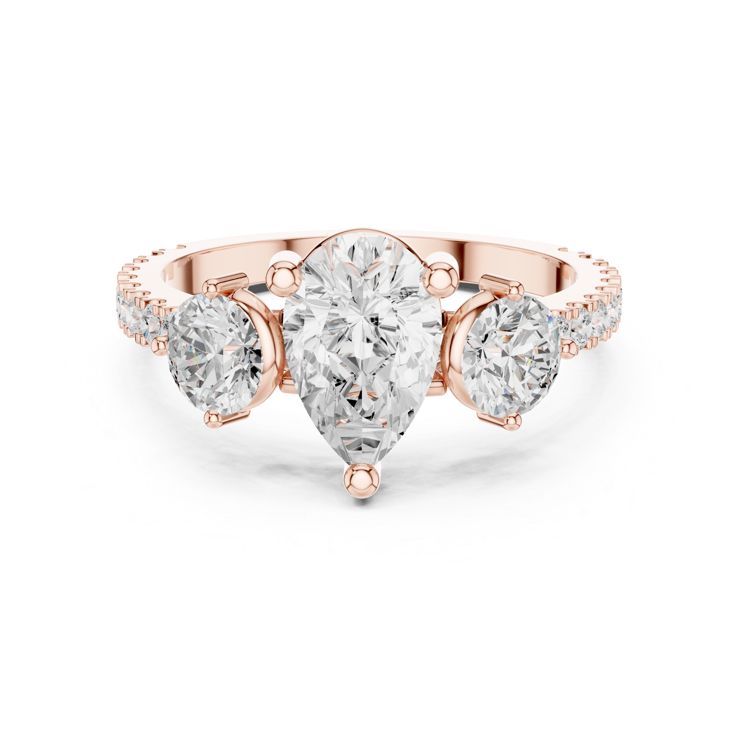 Designer diamond link bracelet with sparkling stone accents.