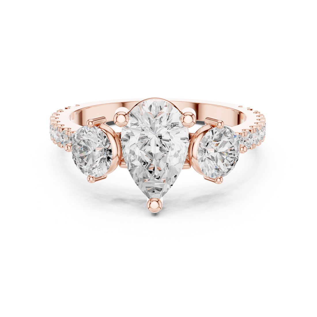 Designer diamond link bracelet with sparkling stone accents.