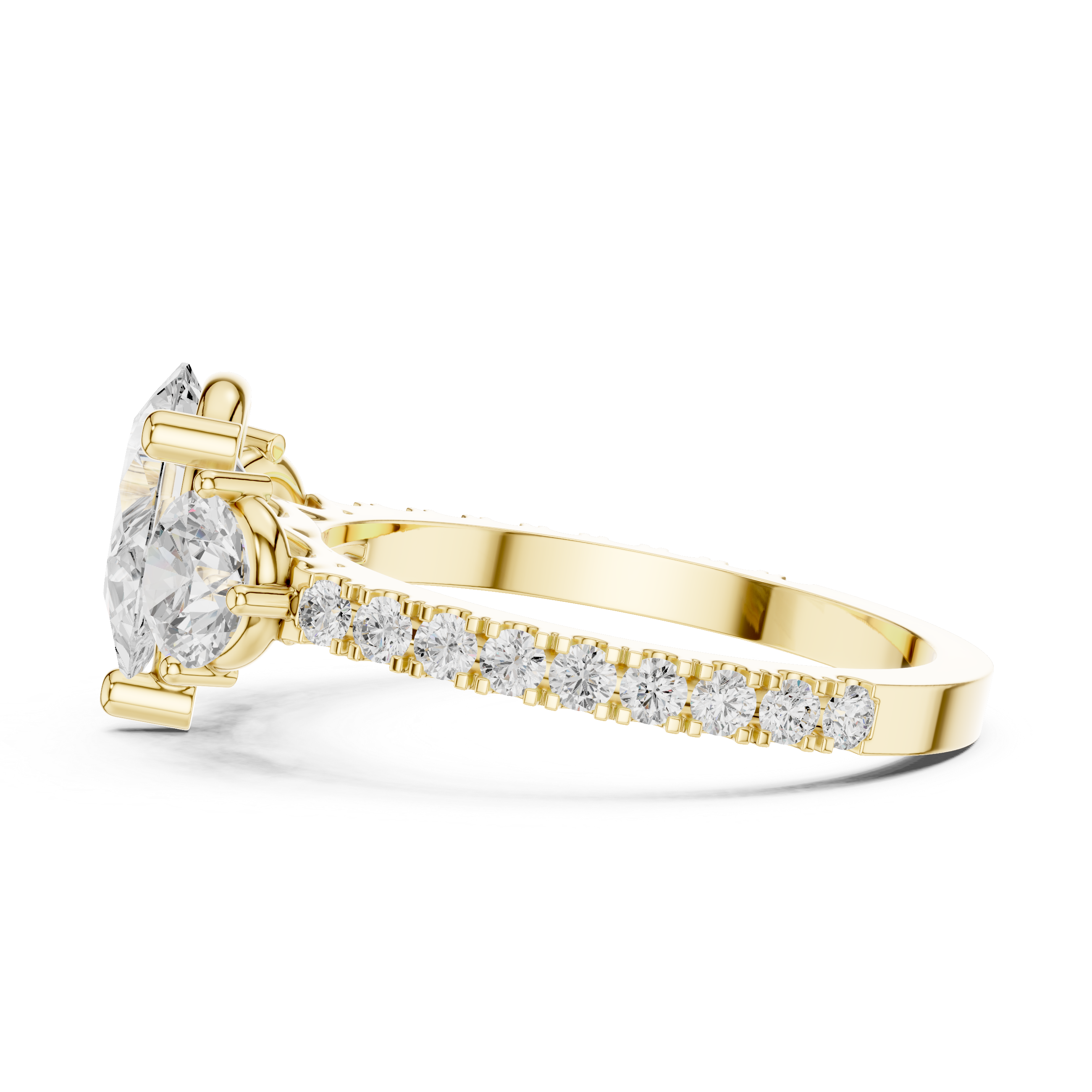 Modern minimalist choker necklace with smooth polished metal band.