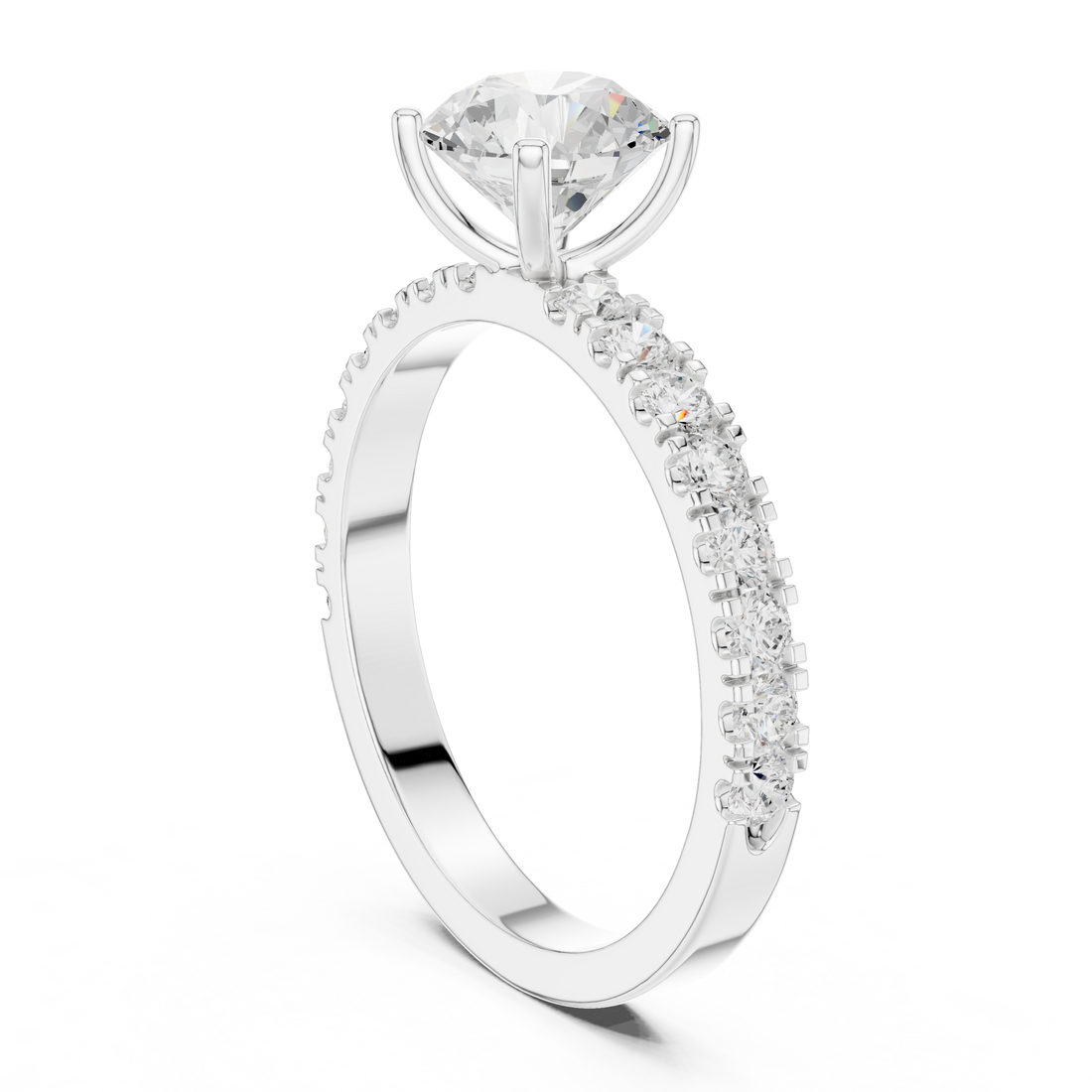 Traditional nose ring featuring circular gold hoop with decorative bead.