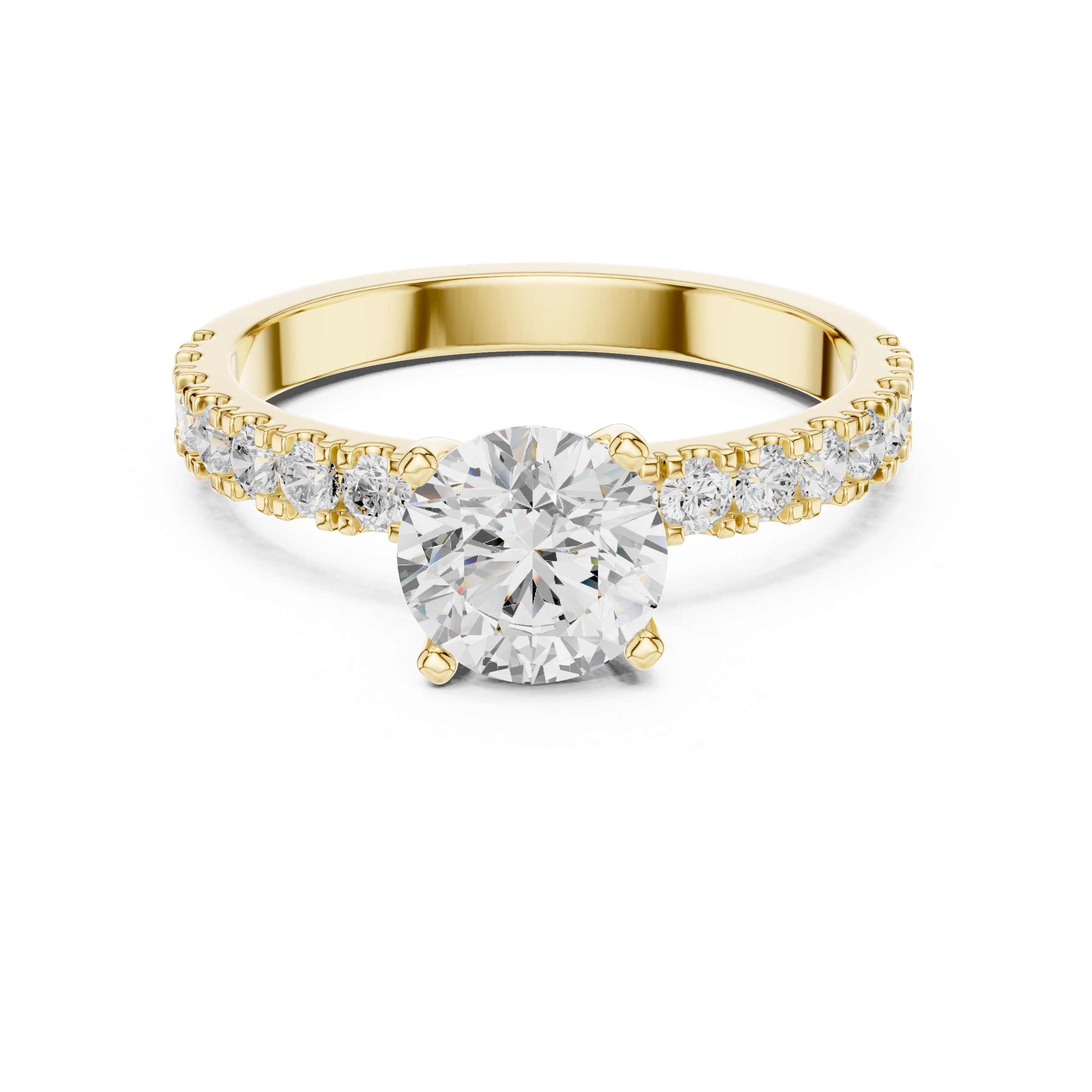 Luxury diamond anklet featuring sparkling stones in continuous row.