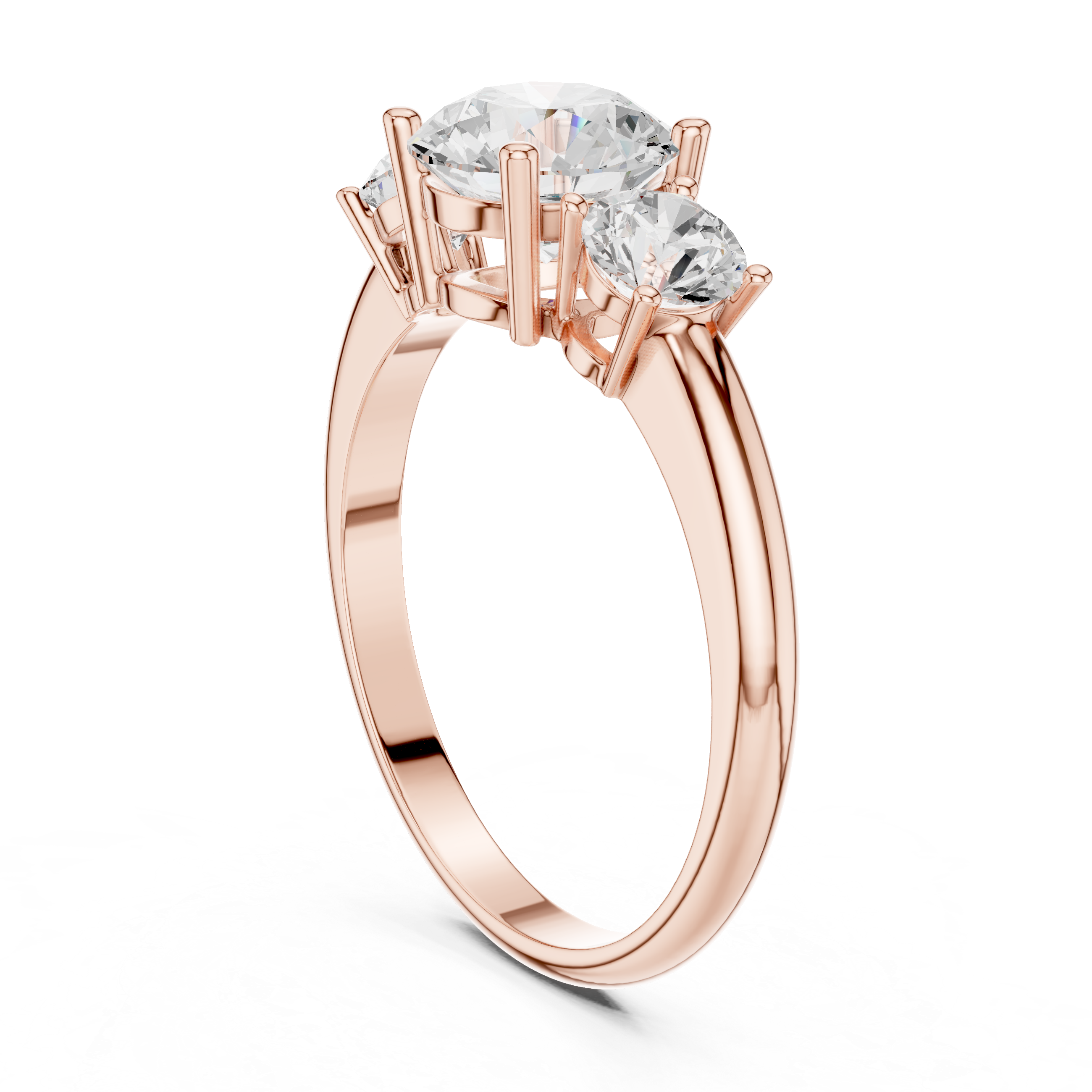 Minimalist men's band featuring smooth polished gold surface.