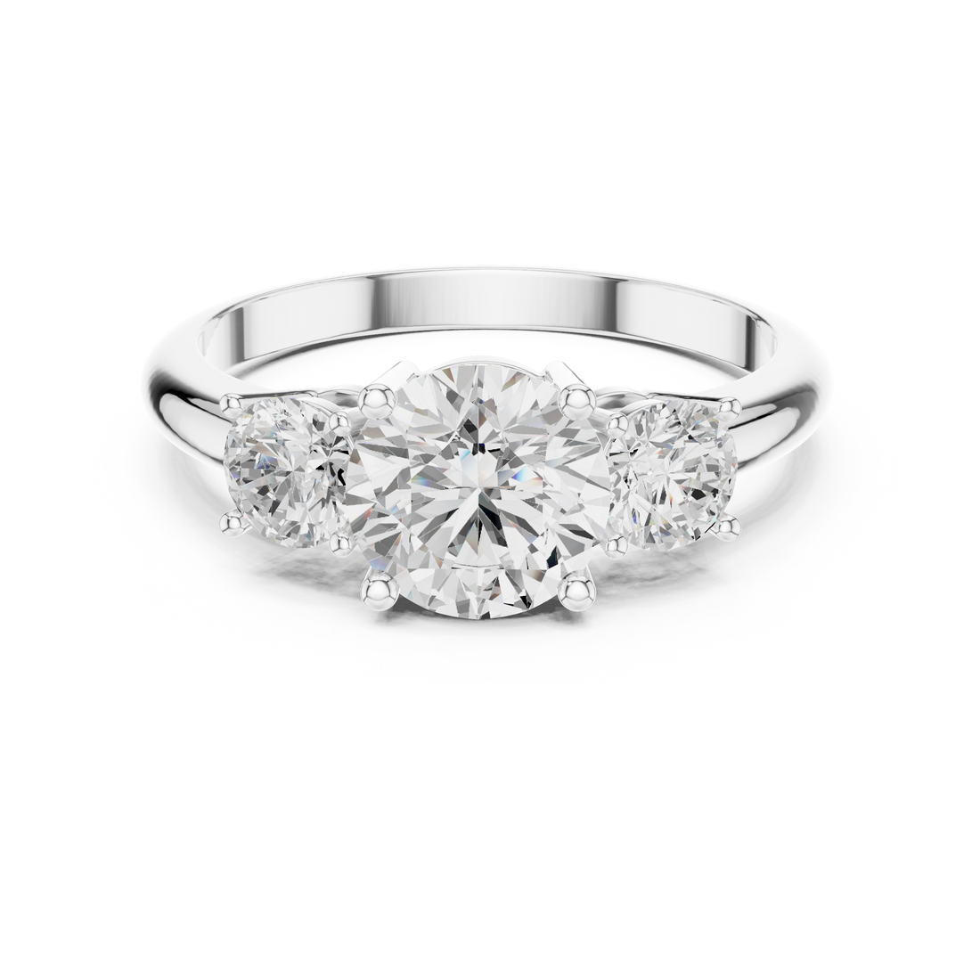 Classic halo cocktail ring featuring large central gemstone.