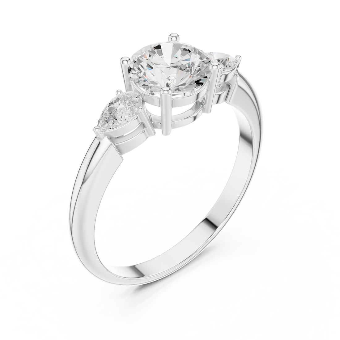 Elegant bridal jewellery set featuring coordinated necklace earrings and bracelet.
