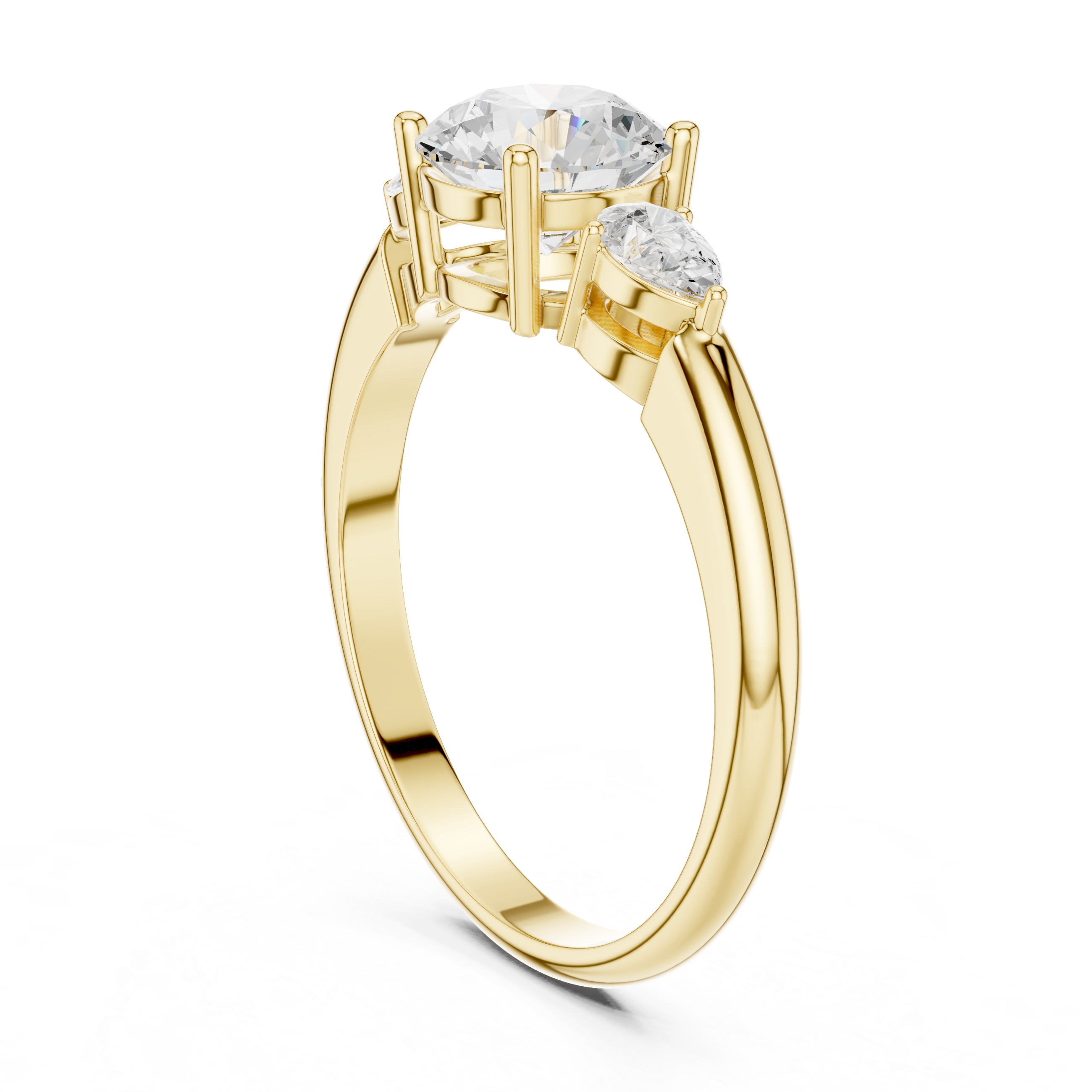 Classic wedding jewellery set featuring matching gold accessories.