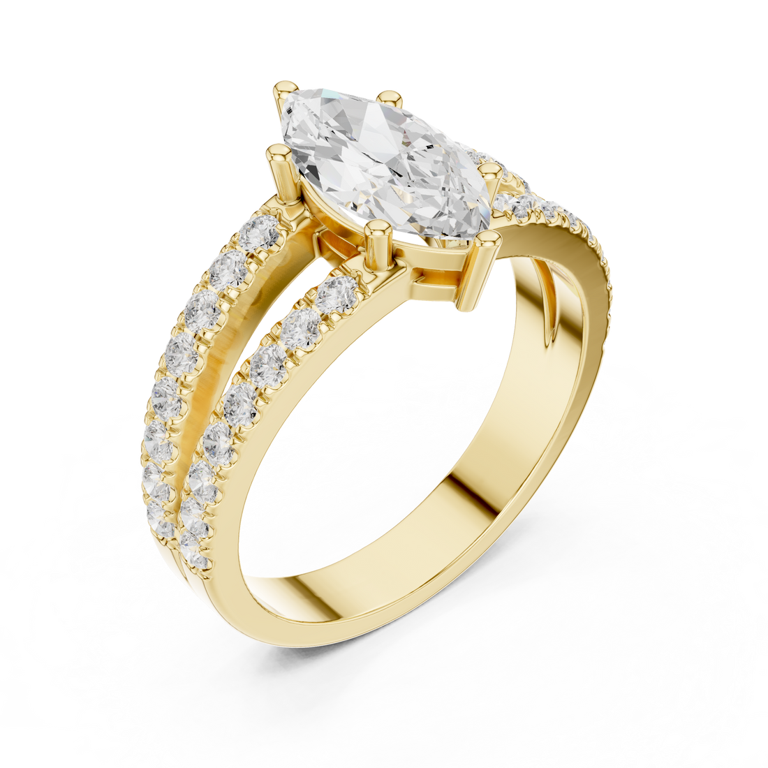 Luxury celebration ring featuring decorative gemstone centerpiece.