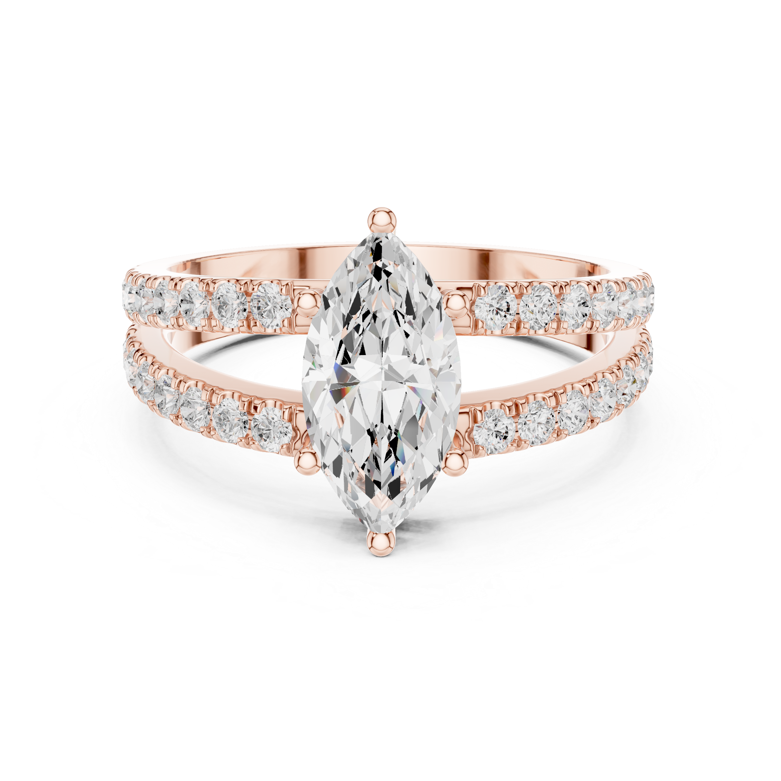 Modern diamond pendant featuring minimalist design.