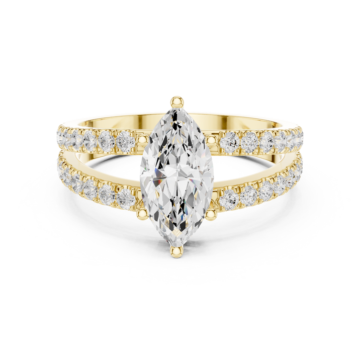 Luxury diamond stud earrings featuring brilliant-cut stones.