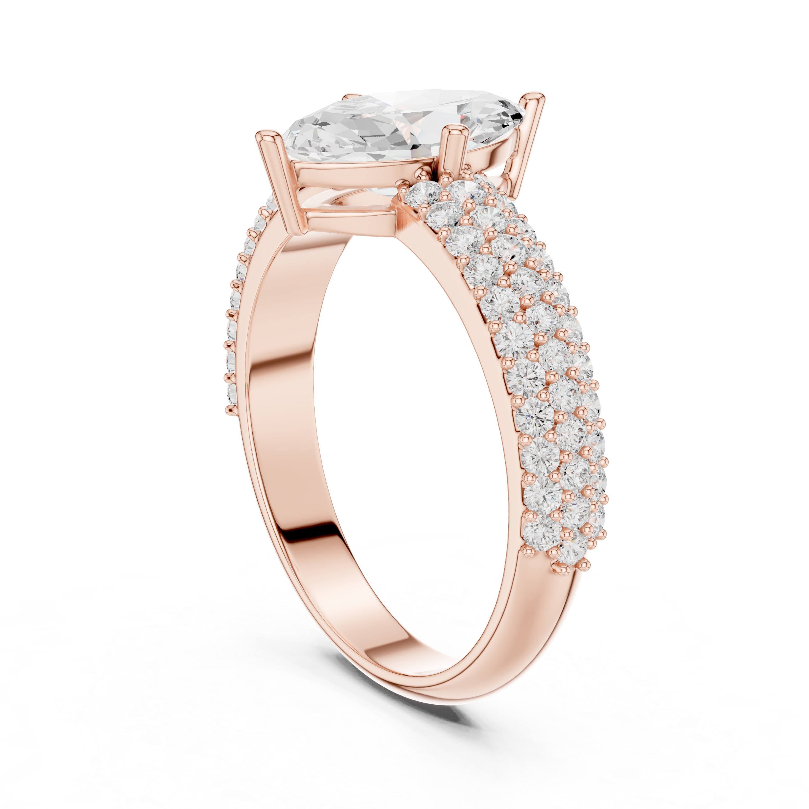 Classic cushion-cut diamond ring with vintage-inspired halo setting and sparkling accents.