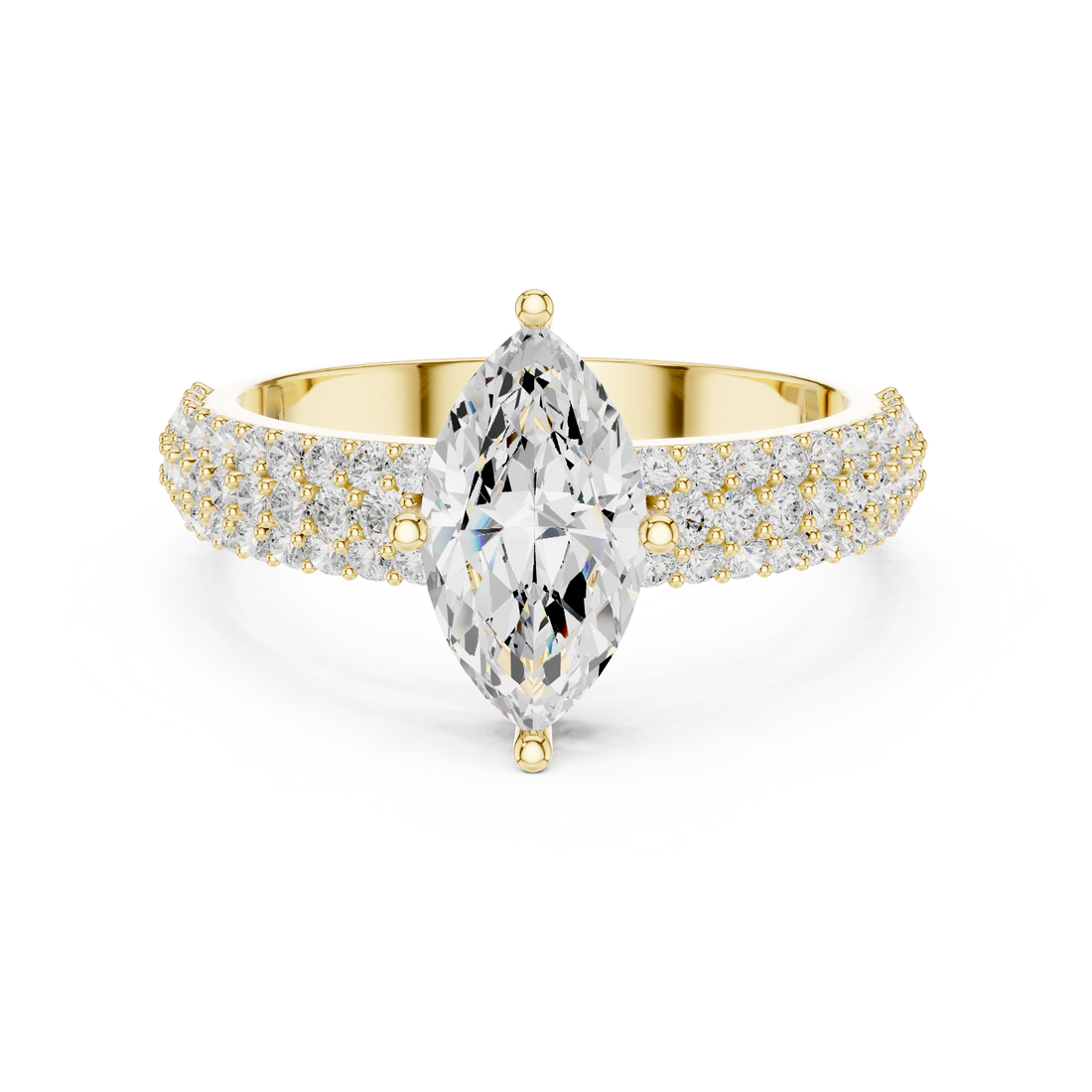 Classic teardrop diamond earrings with graceful hanging structure and refined shine.