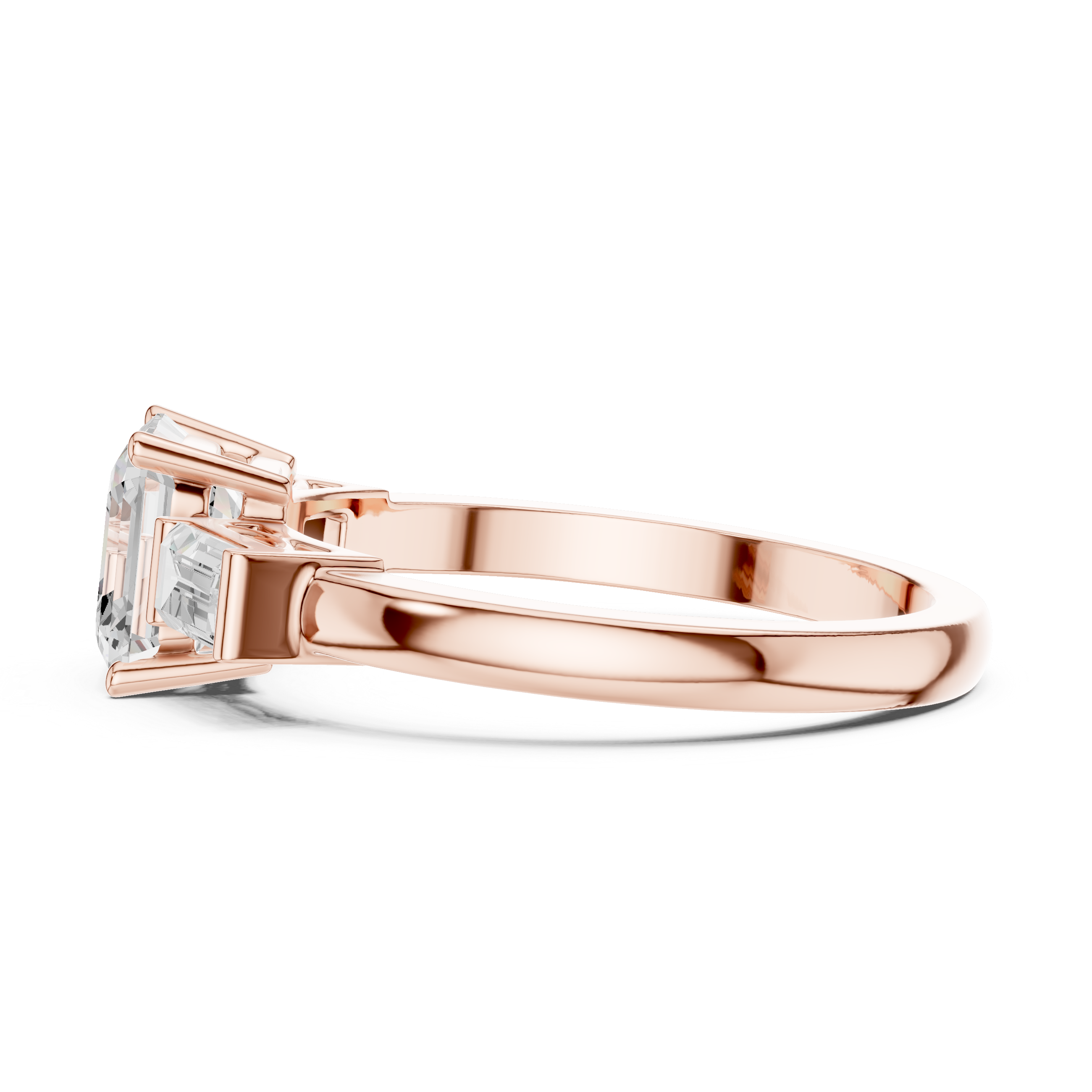 Designer baby ring featuring adjustable band and smooth edges.