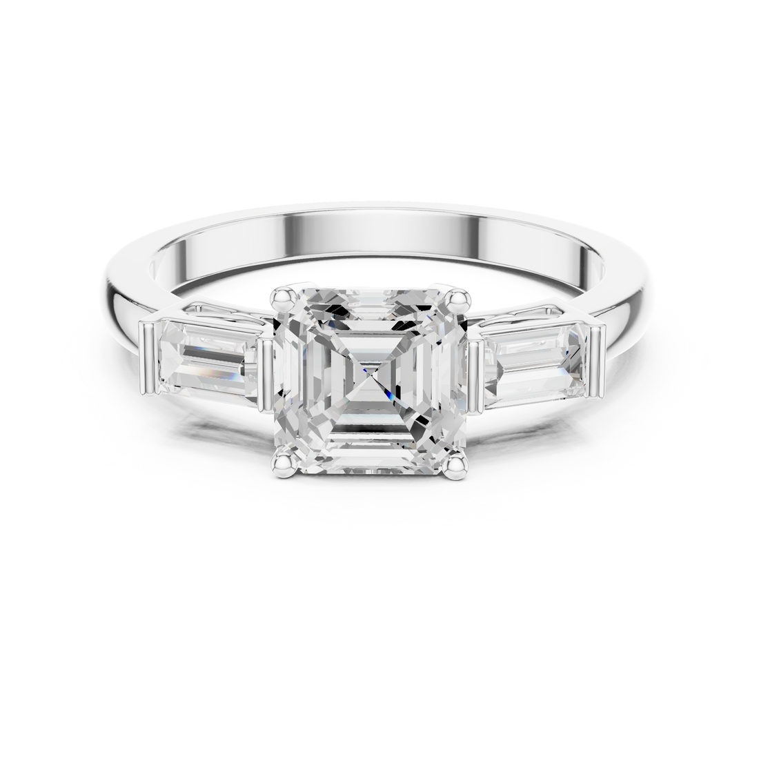 Classic halo cocktail ring featuring large central gemstone.