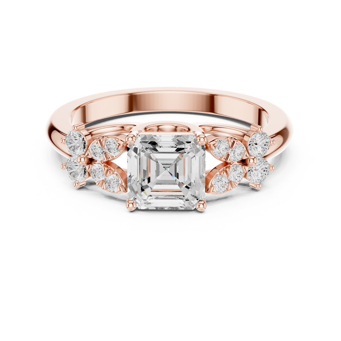 Luxury designer ring featuring artistic sculptural appearance.