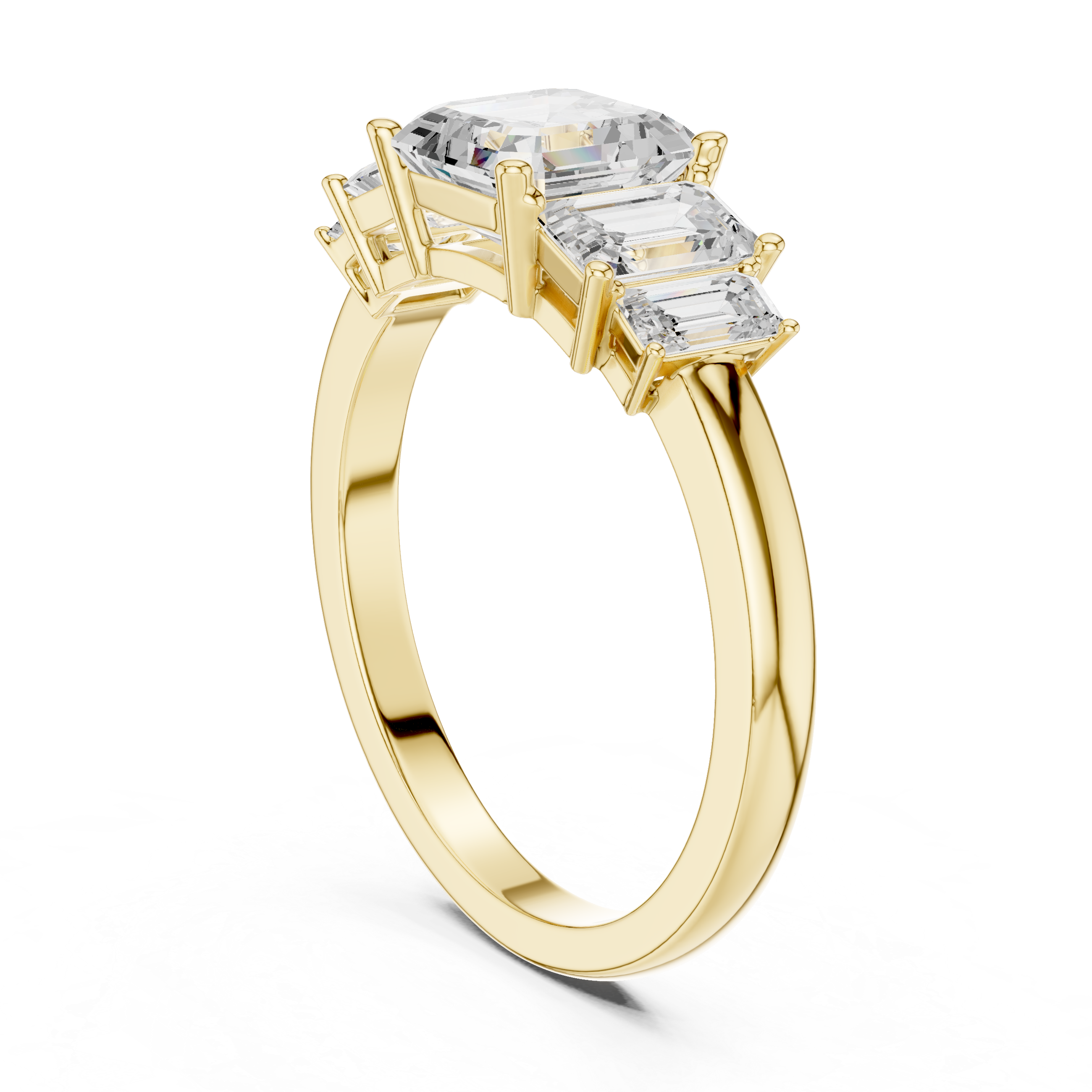 Classic wedding jewellery set featuring matching gold accessories.