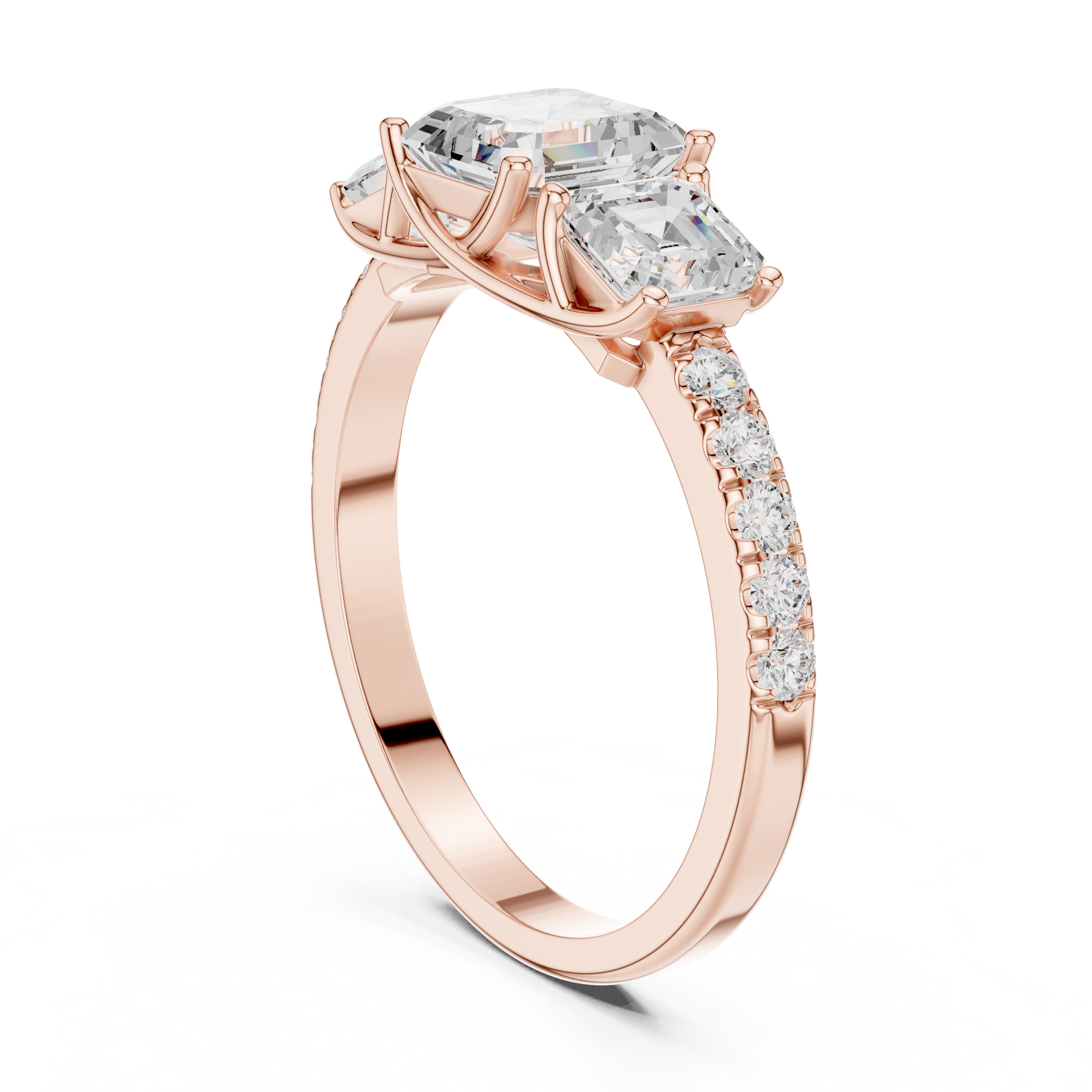 Classic cushion-cut diamond ring with vintage-inspired halo setting and sparkling accents.