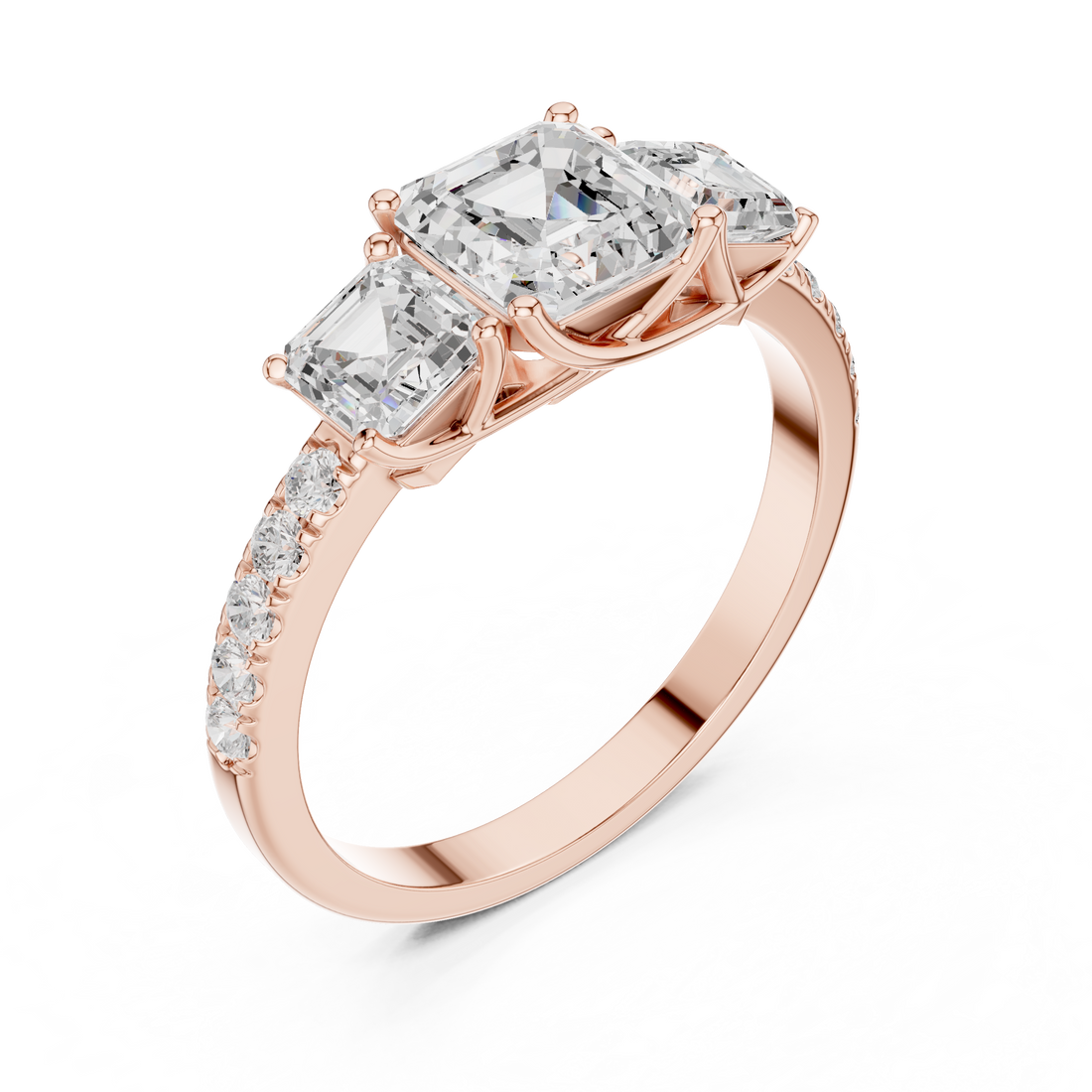Stylish marquise diamond ring with elongated shape and delicate prong setting.
