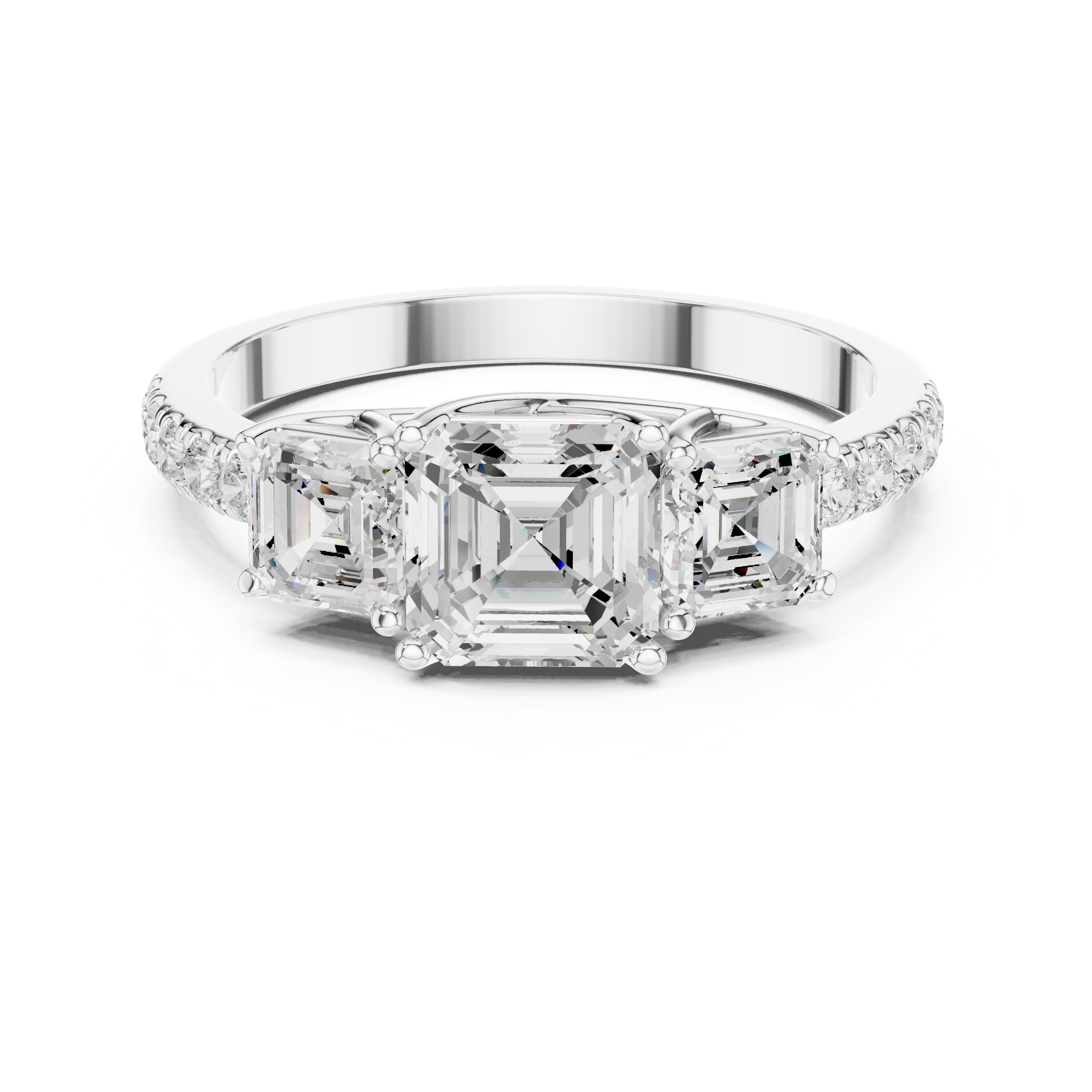 Stylish knot design ring symbolizing love and unity with polished finish.