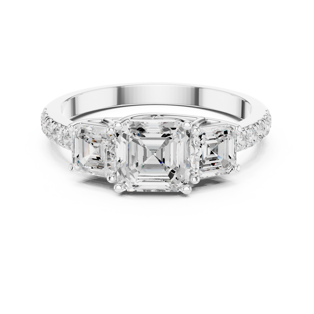 Stylish knot design ring symbolizing love and unity with polished finish.
