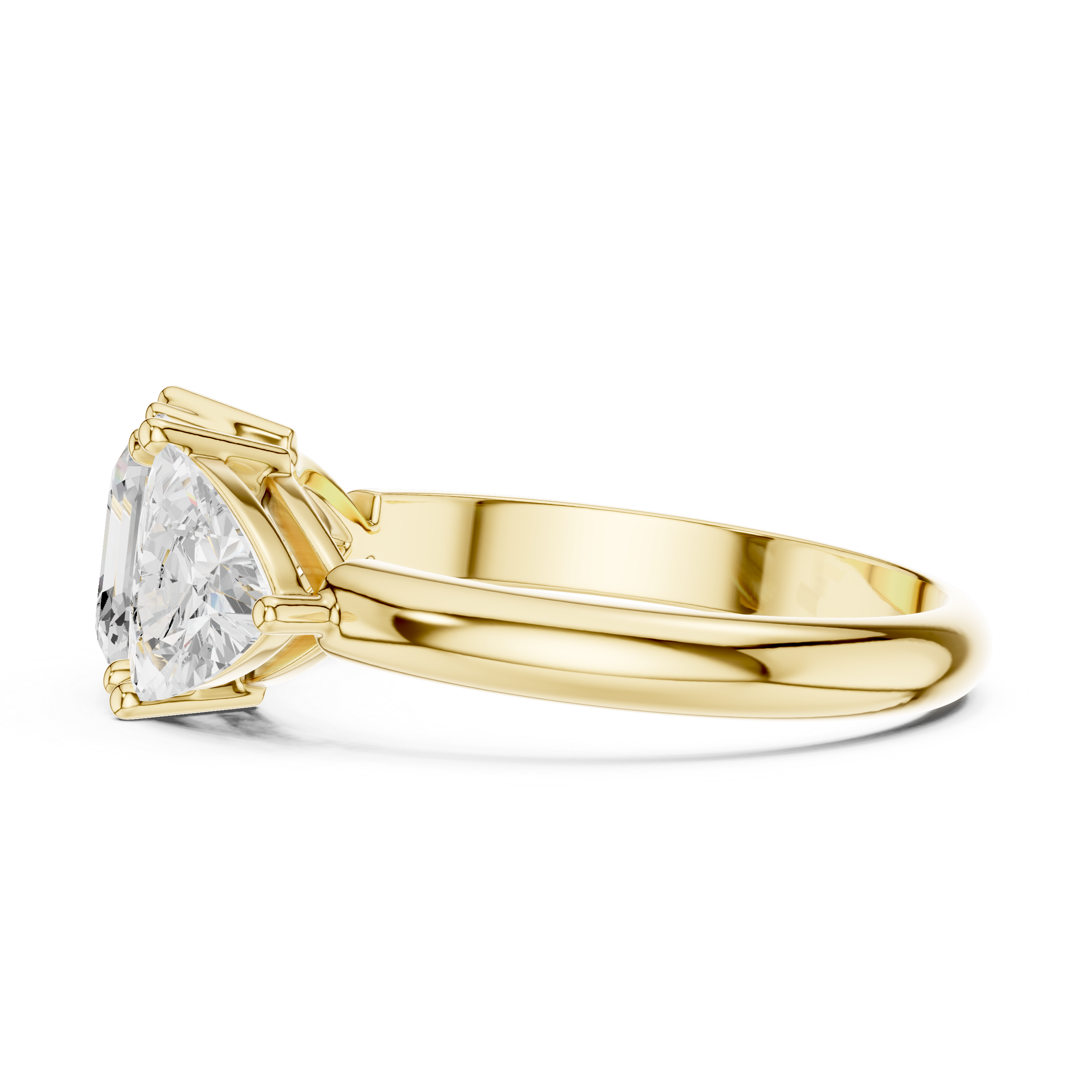 Modern minimalist choker necklace with smooth polished metal band.