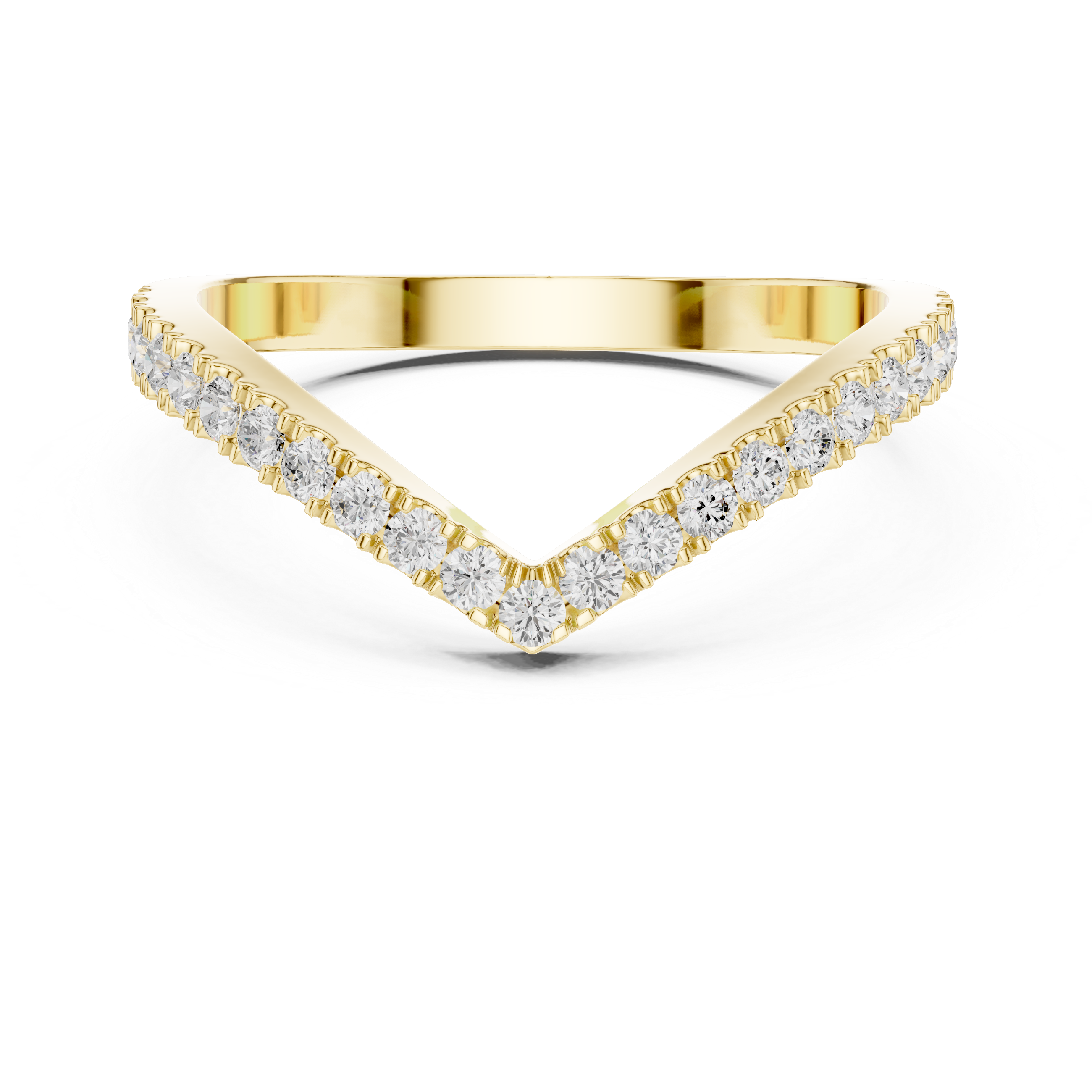 Luxury diamond anklet featuring sparkling stones in continuous row.